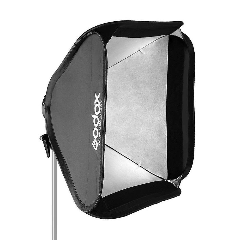 Godox 24''X 24'' 60Cmx60Cm Foldable Universal Softbox With S Type Speedlite Bracket For Flash Bowens Elinchrom Mount Accessories