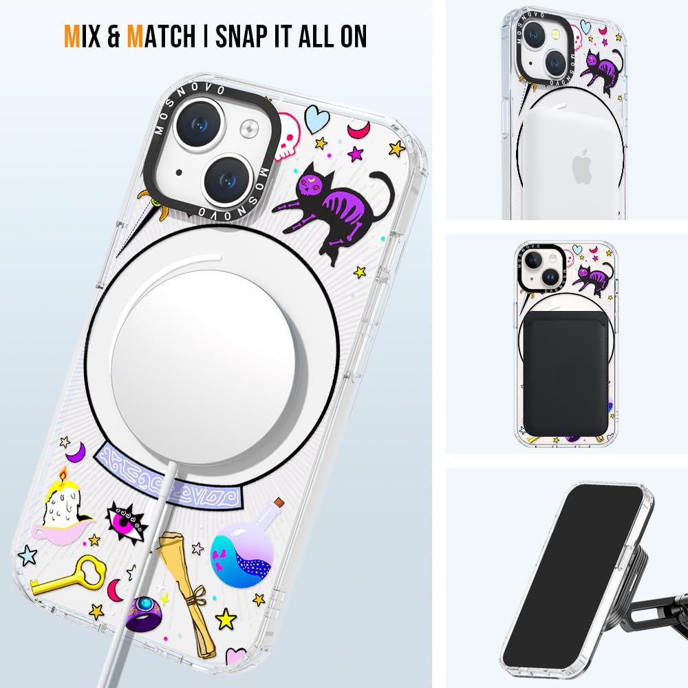 Mosnovo Compatible With Magsafe Designed For Iphone 14 Plus Case, [Buffertech 6.6 Ft Drop Impact] Shockproof Tpu Protective Bump