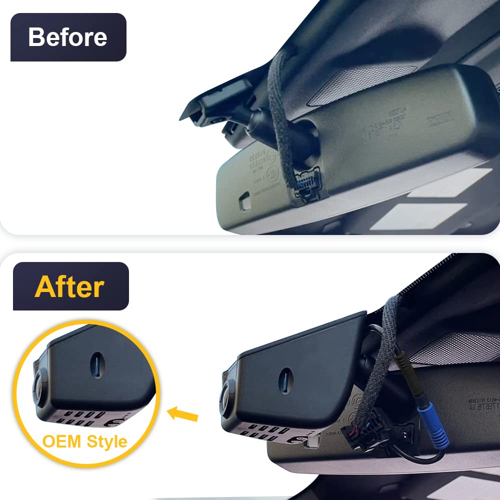 Fitcamx 4K Dash Cam Suitable For Ford F150 & F250 2021 2024 Limited Xlt Xl Raptor Lariat Platinum King Ranch Tremor, Oem Style,