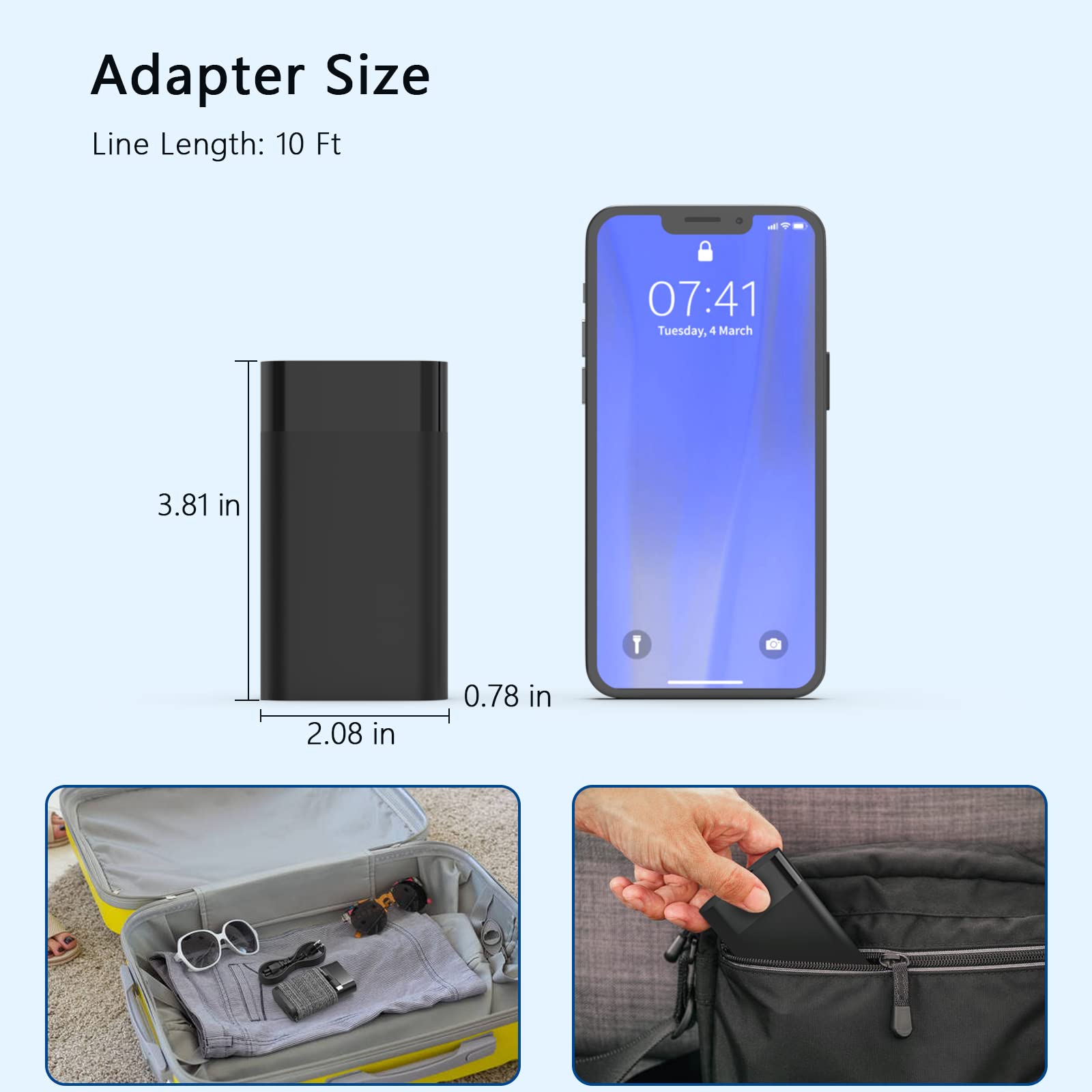 New Slim Hp 65W Usb C Charger, Compatible With Hp Elitebook 830 840 845 865 640 650 1040 G8 G10, Envy X360 15, Zbook, Spectre Pr