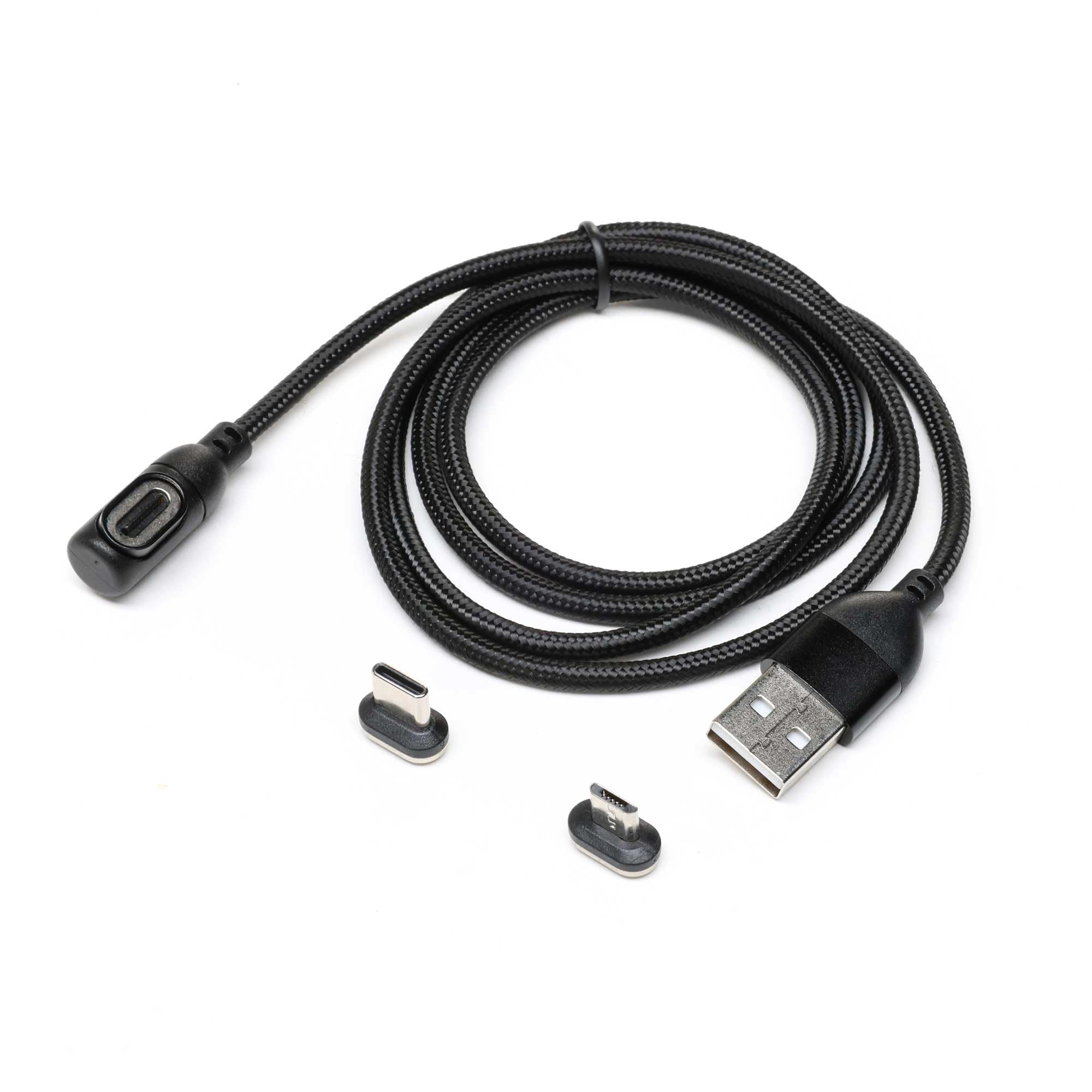 Spektrum Magnet Micro USB Charge Data Cable & Adapter: iX12, iX20, SPMA3067, Black
