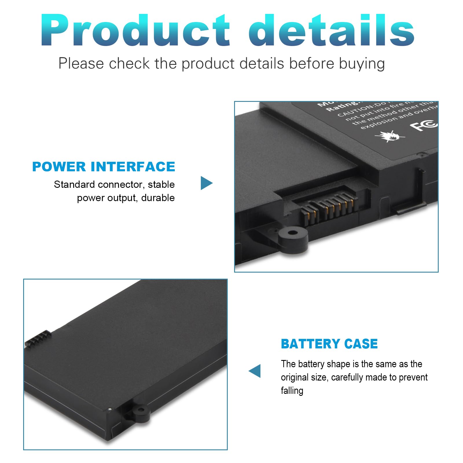Fancy Buying Co. C41 N550 Laptop Battery For Asus N550 N550J N550Ja N550Jv N550X47Jv N550X47Jv Sl N550Jk N550Jk Ds71T G550 G550J