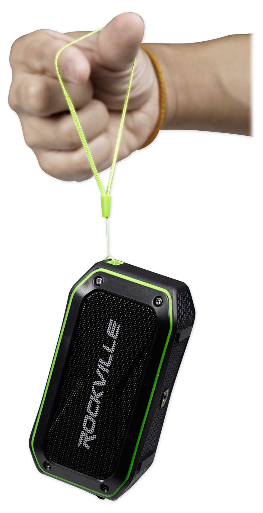 Rockville (2) Rock Anywhere Waterproof Portable Bluetooth Speakers+Tws Linking