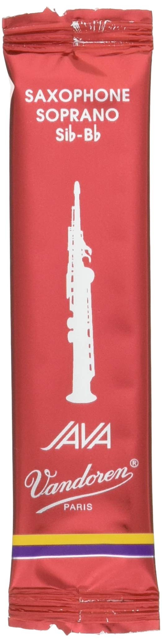 Vandoren Sr303R Soprano Sax Java Red Reeds Strength 3; Box Of 10