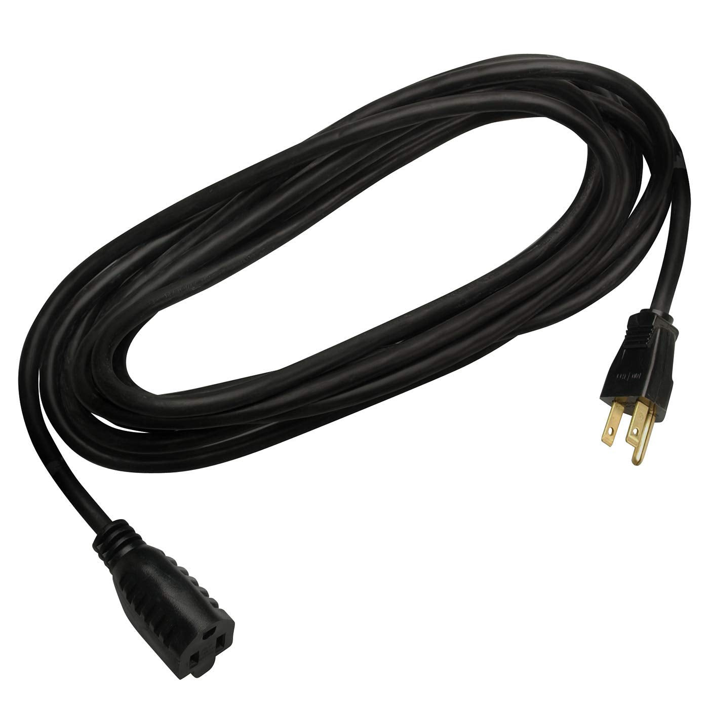 Southwire Light Duty Extension Cord, 15Ft, 16 Gauge, 3 Conductor, General Purpose Extension Cord, Sjtw, Black, 2306Sw8808