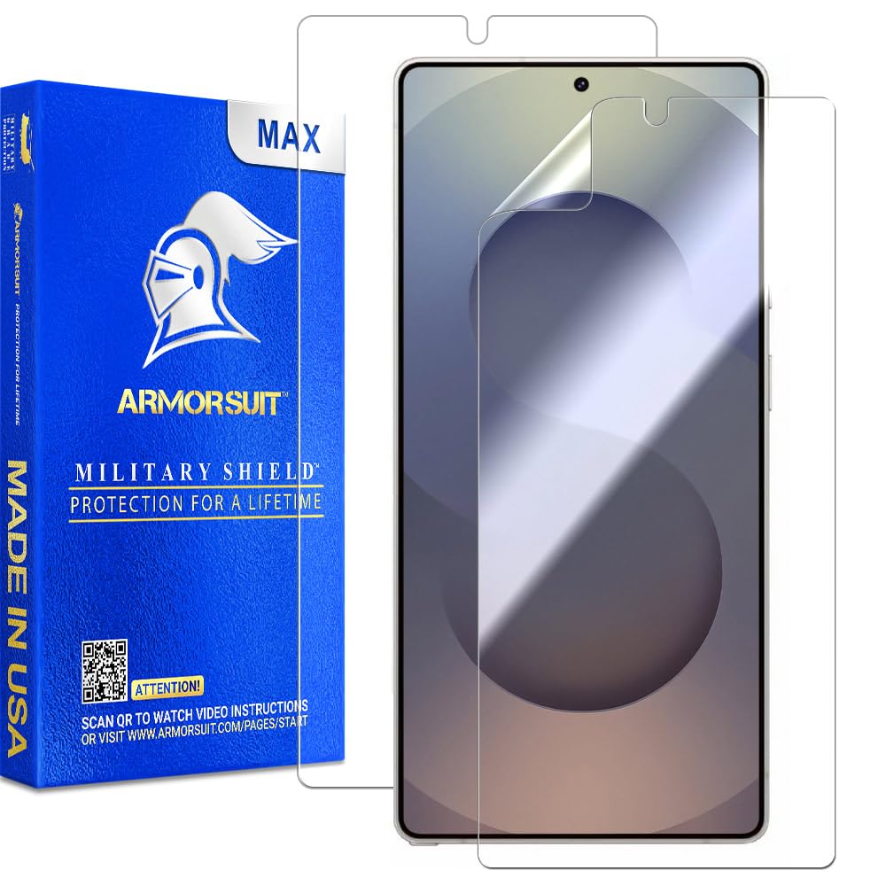 ArmorSuit 2 Pack Screen Protector for Samsung Galaxy S25 Ultra (6.9) Max Coverage MilitaryShield HD Clear Film - Made in USA