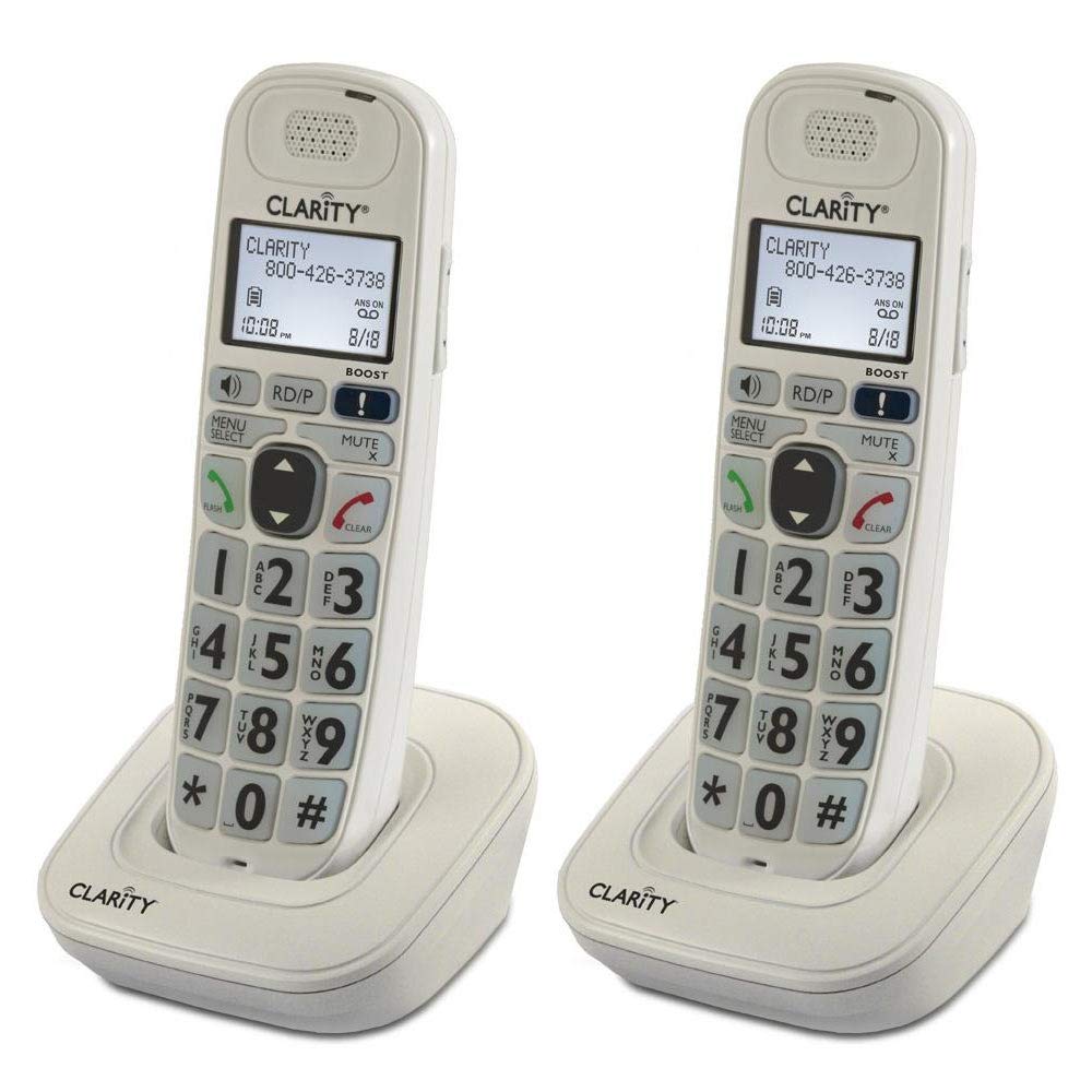 Clarity D704Hs Moderate Hearing Loss Cordless Handset Bundle (2 Pack)