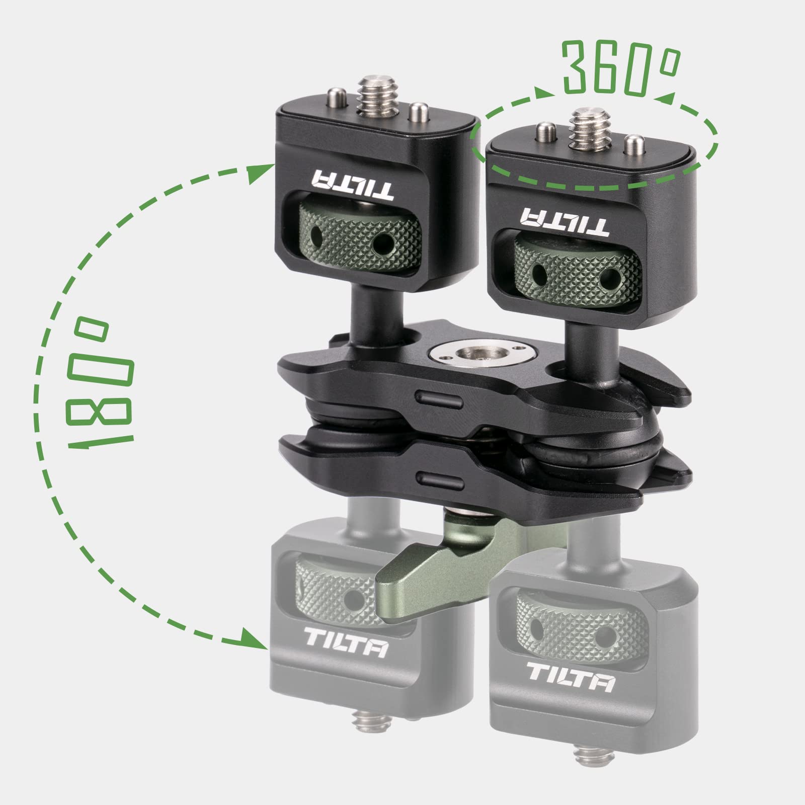 Tilta Mini Articulating Arm | Mount Camera Accessories With 1/4' 20 To 1/4' 20 (With Locating Pins) Connectors (Others Available Separately) | Ta Maa