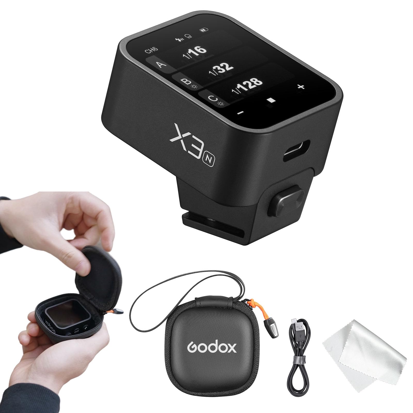 Godox X3 Trigger For ?????????? ? Godox Trigger For ?????????? X3 N ? X3N Ttl Wireless Flash Trigger For Nikon, Oled Touchscreen