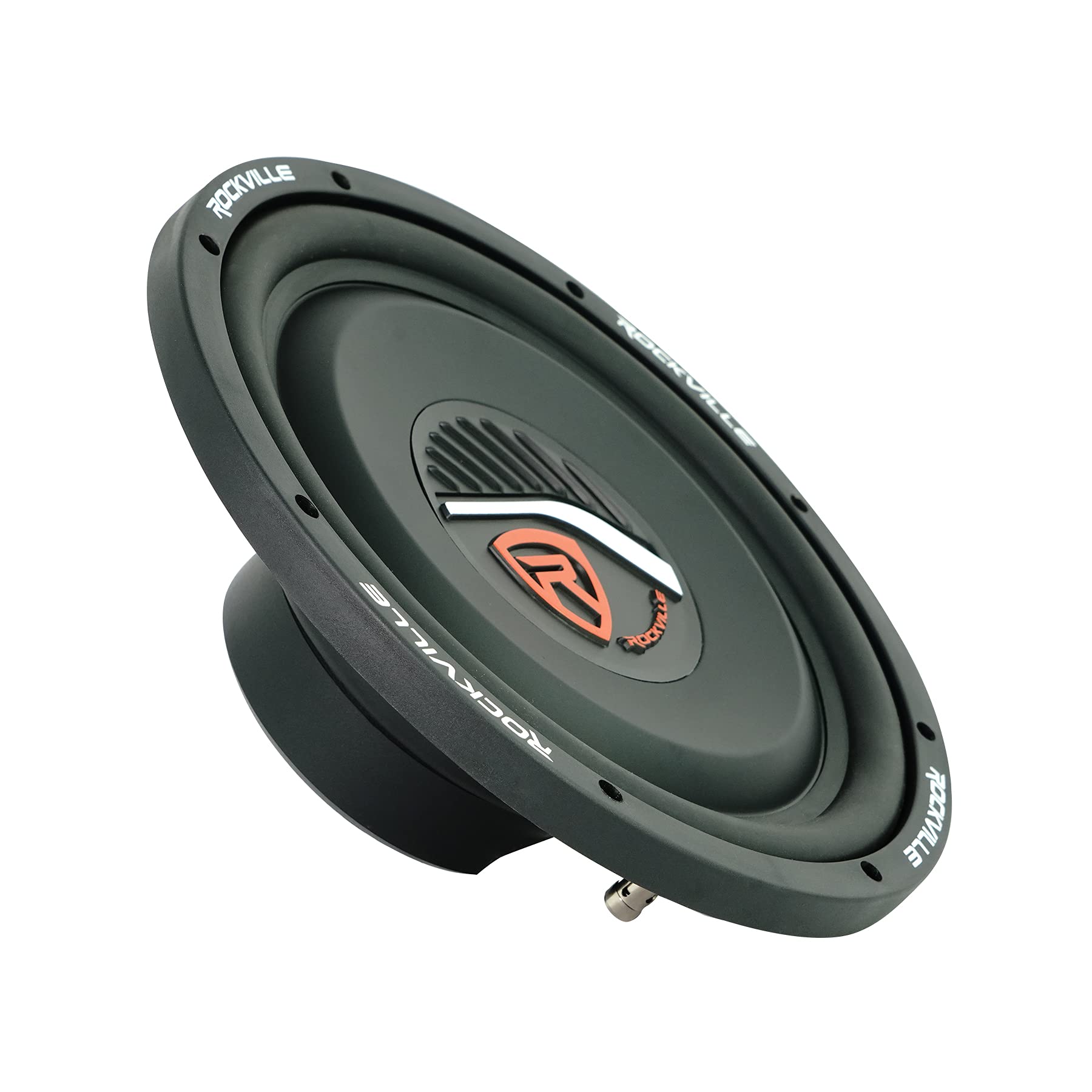 Rockville W12T4S4 12 Shallow Mount 1400W Peak Car Subwoofer 4-Ohm Sub 350W Rms Cea Rated