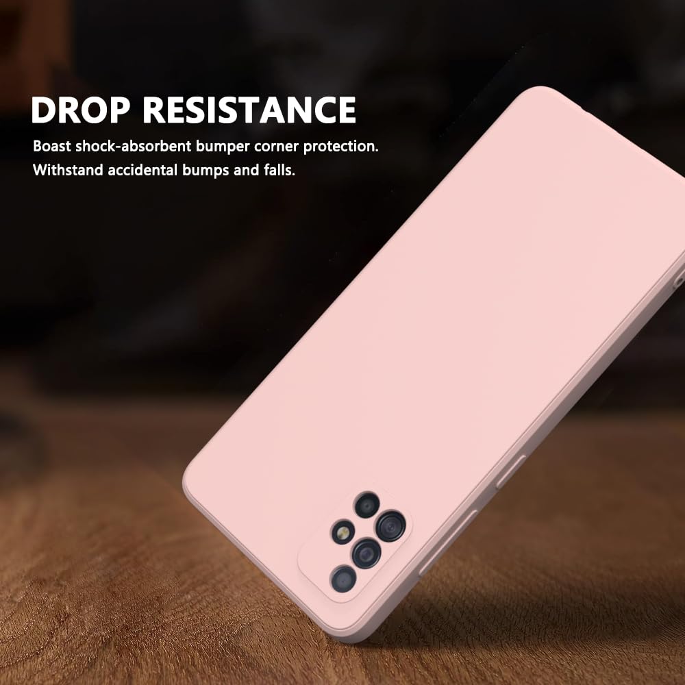 Wogroo For Samsung Galaxy A51 4G Case Pink, Scratch Resistant With Soft Touch, Slim Thin Phone Cover For Samsung Galaxy A51 4G