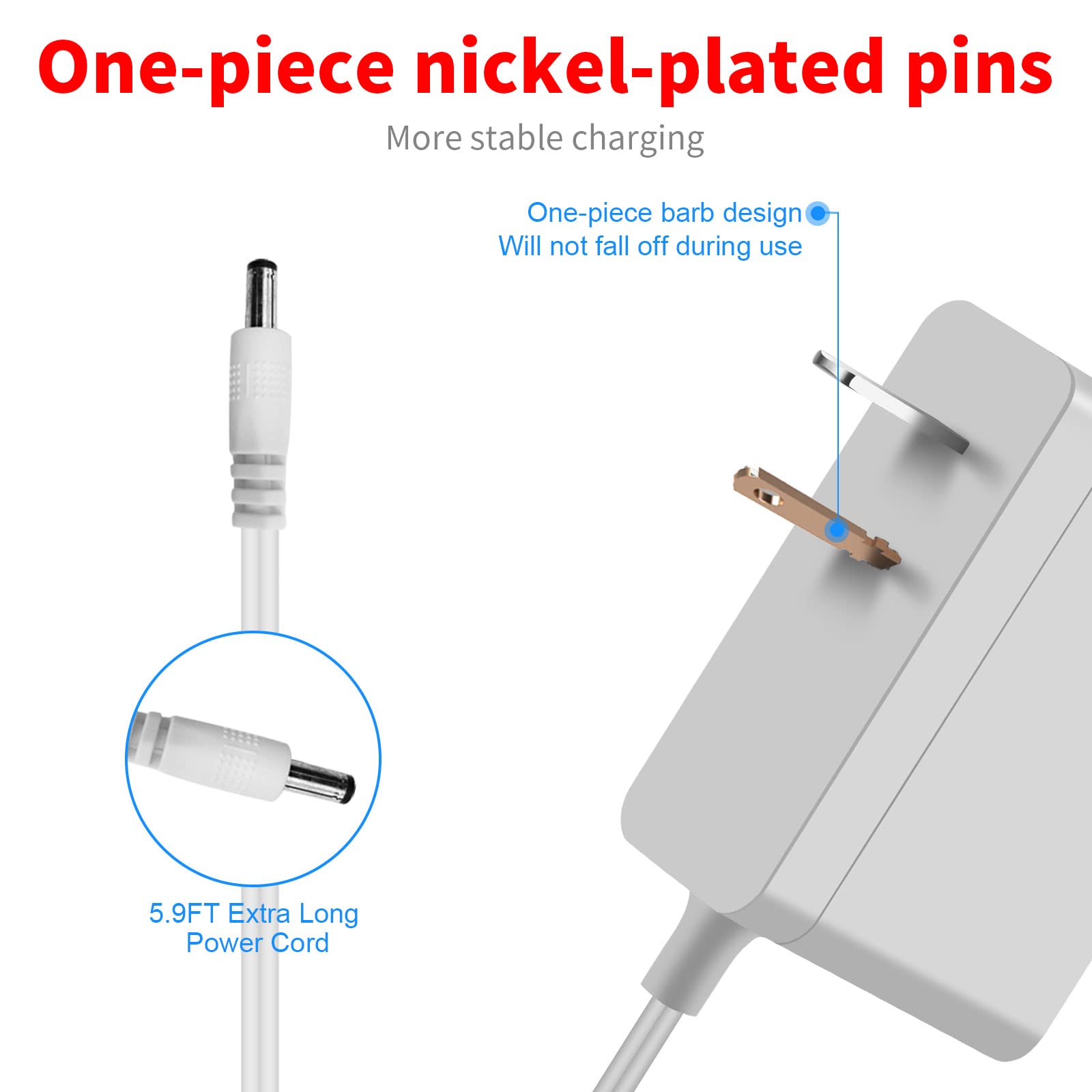 Merom 24V Ac Adapter Compatible With Philips Smartsleep Wake Up Light Hf3520/60 Hf3521 Hf3510 Hf3531 Hf3550 Somneo Hf3650 Hf3651 Hf3670 12W S018Qc2400050 Hf12 Hf20 18W Hf3419 Hf24 24W Power Charger