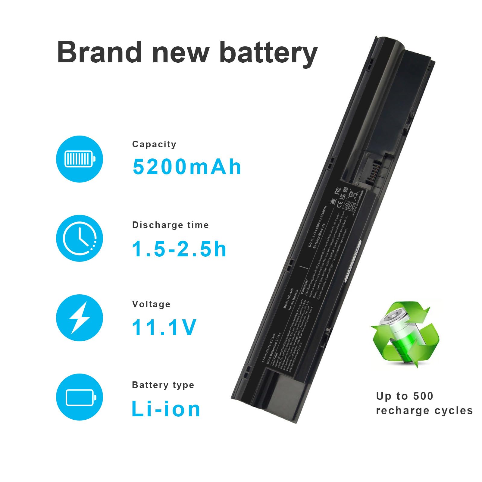 Fancy Buying Laptop Battery For Hp Probook 440 450 445 470 455 G0 G1 708457 001 708458 001 Fp06 Fp09 H6L26Aa,H6L27Aa Hstnn Ib4J