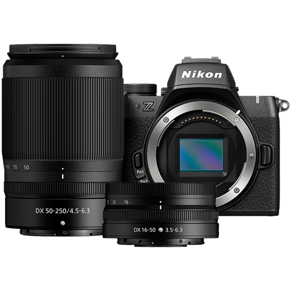 Nikon Z50Ii Mirrorless Camera 4K Dx Body With 2 Lens Kit 16-50Mm + 50-250Mm Vr 1788 Content Creator Bundle With Deco Gear Photog