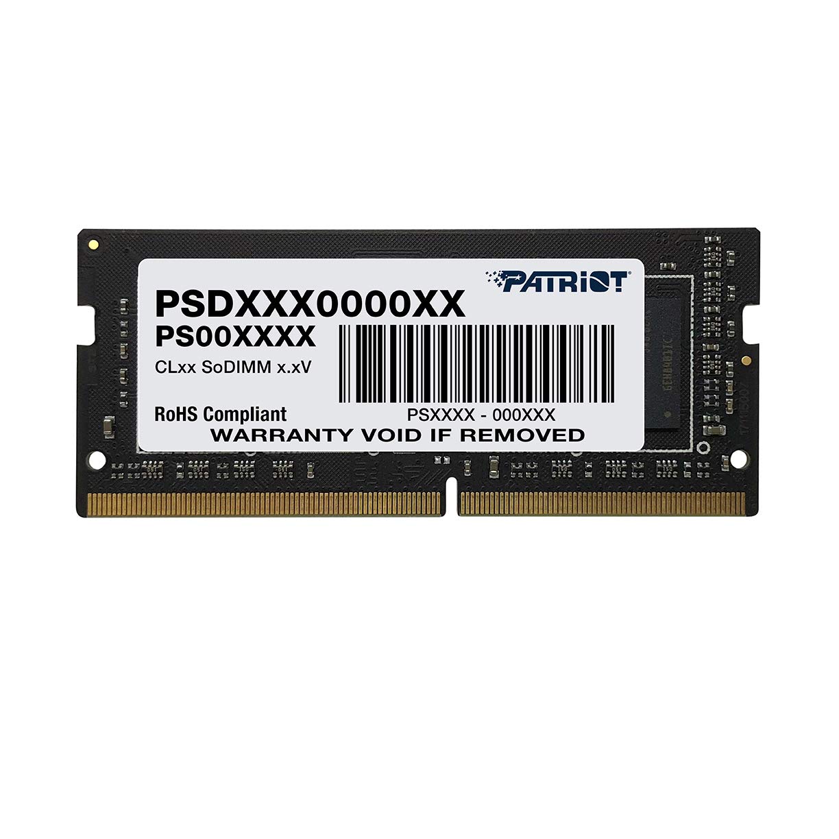 Patriot Signature Line Series Ddr4 16Gb (1 X 16Gb) 3200Mhz Sodimm (1 Rank Single Sided Module)