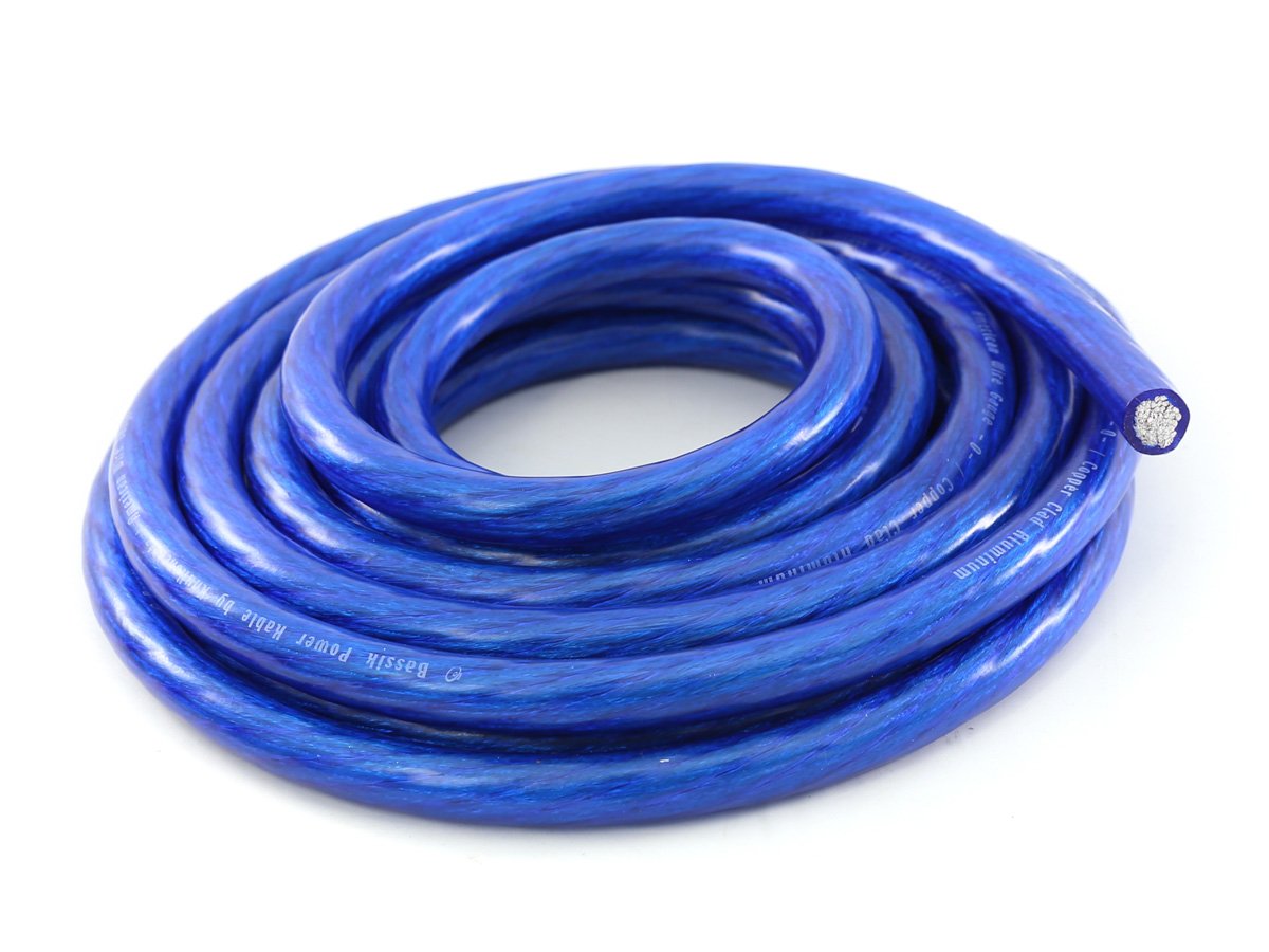 Knukonceptz Bassik 4 Gauge Blue Power/Ground Wire Cable   10 Feet