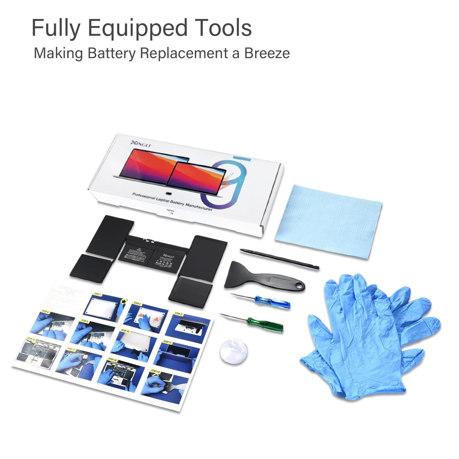 Xinglt A1534 A1705 Battery, A1527 A1705 Replacement Battery Compatible With Macbook 12 Inch Retina Laptop A1534 A1705(Early 2015