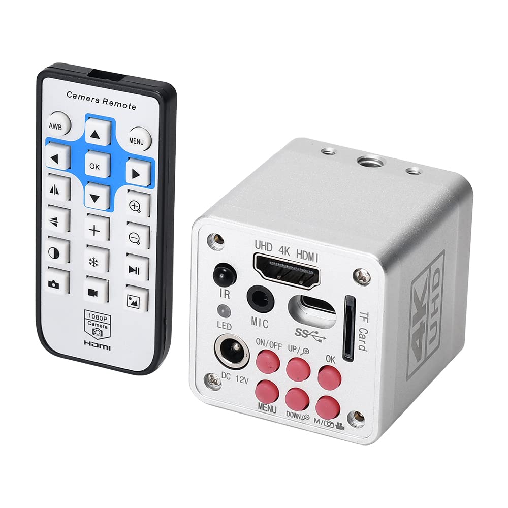 HAYEAR 4K Digital Microscope Camera with IMX334 Sensor, 41MP, USB Type C, HDMI, Multicolor, 1/125 High Speed Exposure Time for P