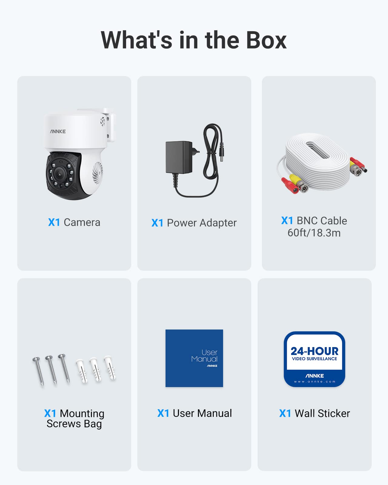 Annke 1080P 2Mp Ahd Cctv Home Surveillance Dome Pt Wired Camera With 350 Pan And 90 Tilt, 100Ft Ir Night Vision, Ip65 Weatherpro