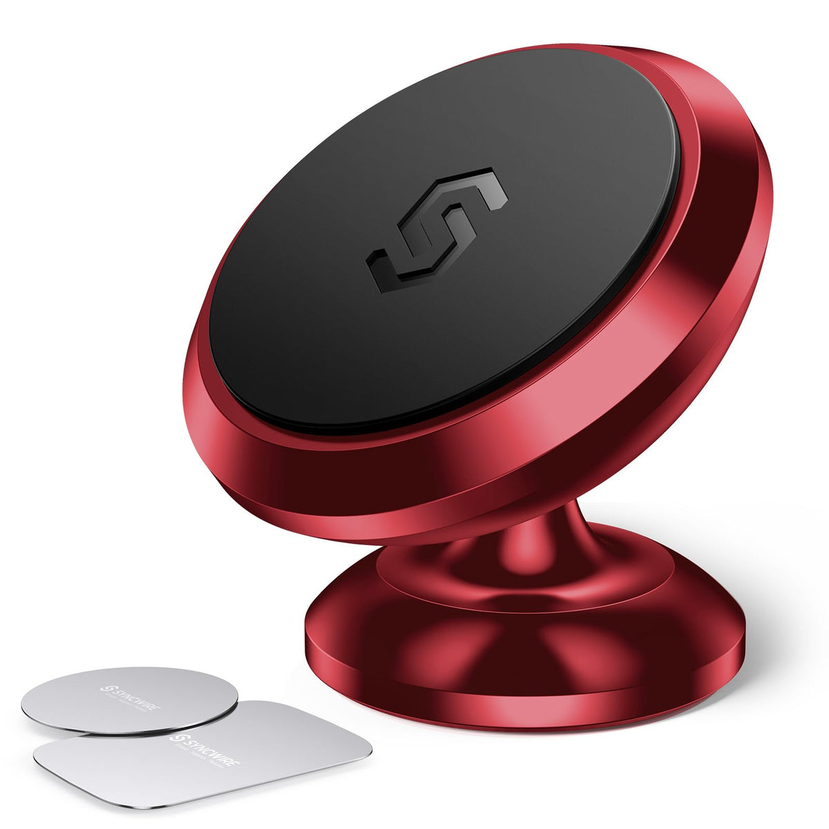 Magnetic Phone Car Mount, Syncwire Car Phone Holder For Dashboard, Cell Phone Car Kits, 360 Adjustable Magnet Cell Phone Mount C