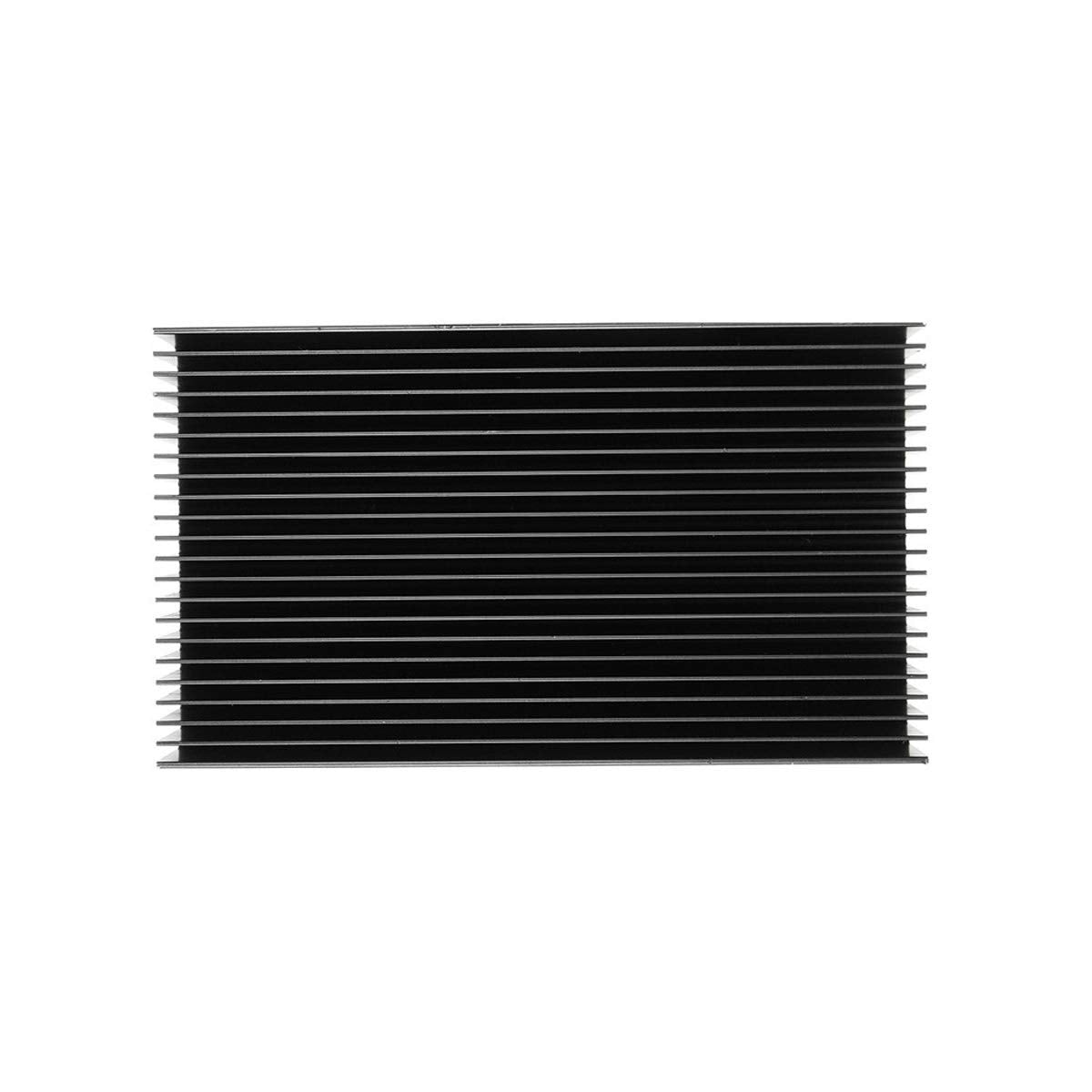 Aluminum Large Heatsink 4.72''X2.72''X1.06'' Inch /120X69X27Mm Heat Sink Cooling Black Oxide Radiator 22 Fin 120Mm For Computer Led Chip Power Charger Router Amplifier