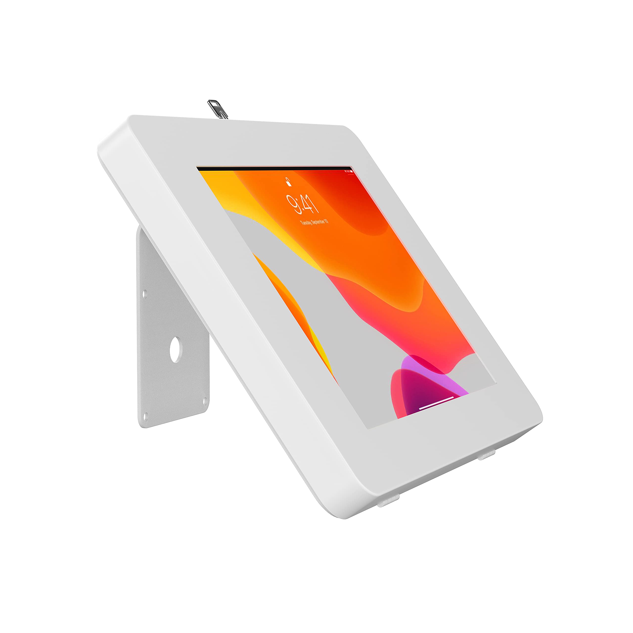 Cta Digital Pad Curvew Tablet Stand And Wall Mount With Paragon Enclosures (White)