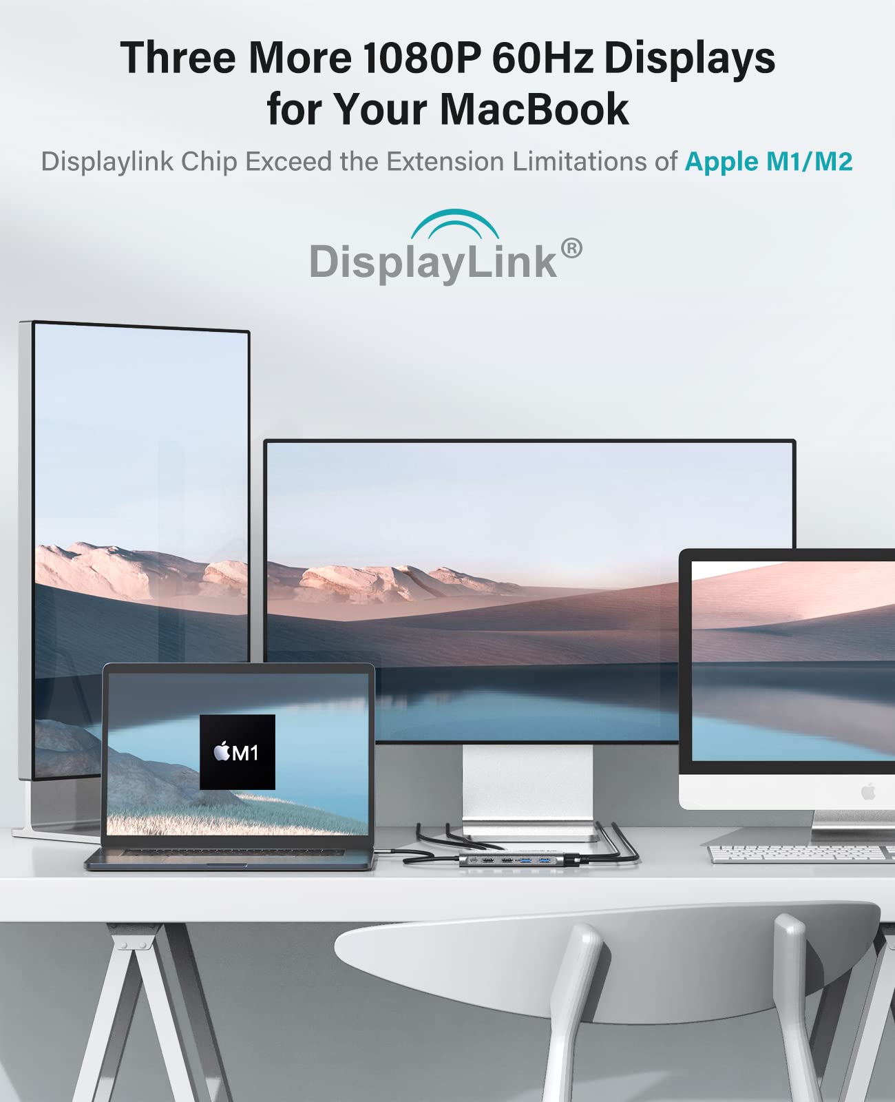 Utechsmart Usb C Docking Station Triple Monitor   Universal Laptop Docking Station 12 In 1 For Thunderbolt 3/4, Usb C Dock With Usb 3.0 And 4K Hdmi For Macbook Pro/Air/M1/M2 & Windows Gray