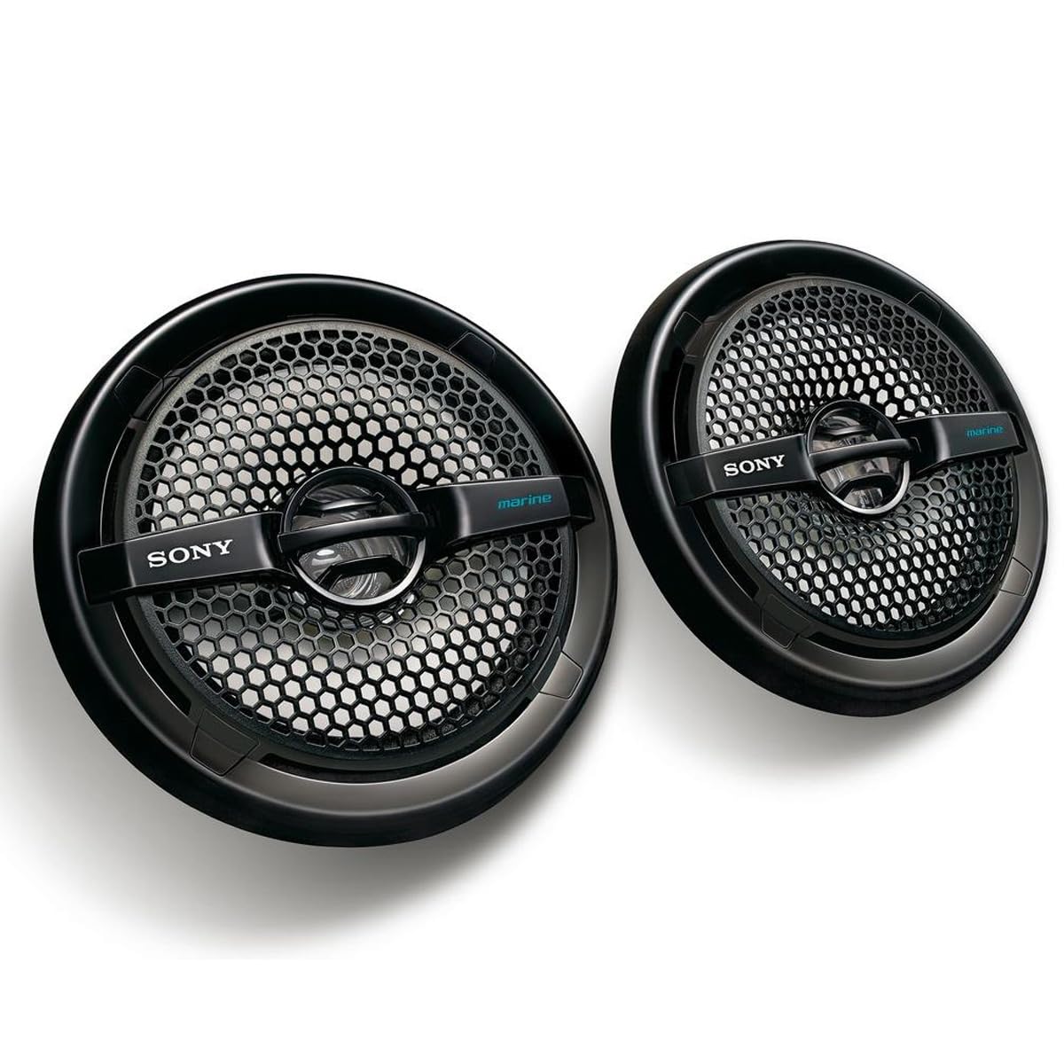 Sony XS MP1611 Dual Cone Marine Speakers, Black