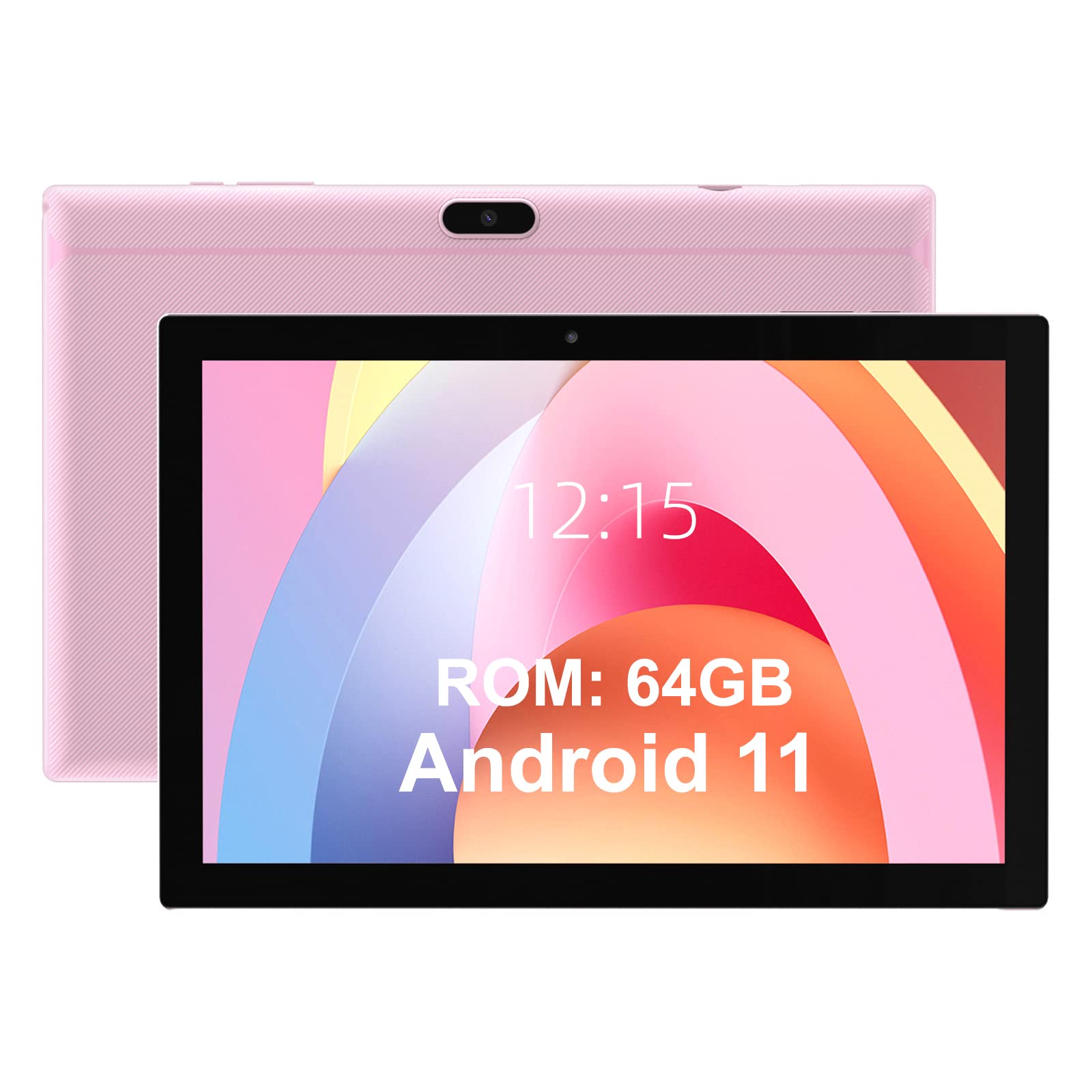 10 Inch Tablet, 64Gb Storage Tablets, Android 11 Tab, 512Gb Expand, 8Mp Camera, Quad Core Processor 2Gb Ram Wifi 6000Mah Battery