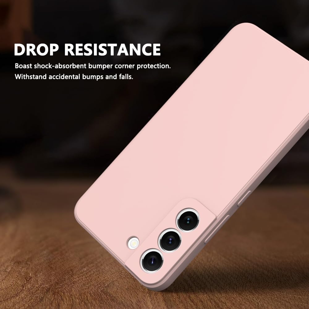 Wogroo For Samsung Galaxy S22 Plus Case Pink, Scratch Resistant With Soft Touch, Slim Thin Phone Cover For Samsung Galaxy S22 Pl