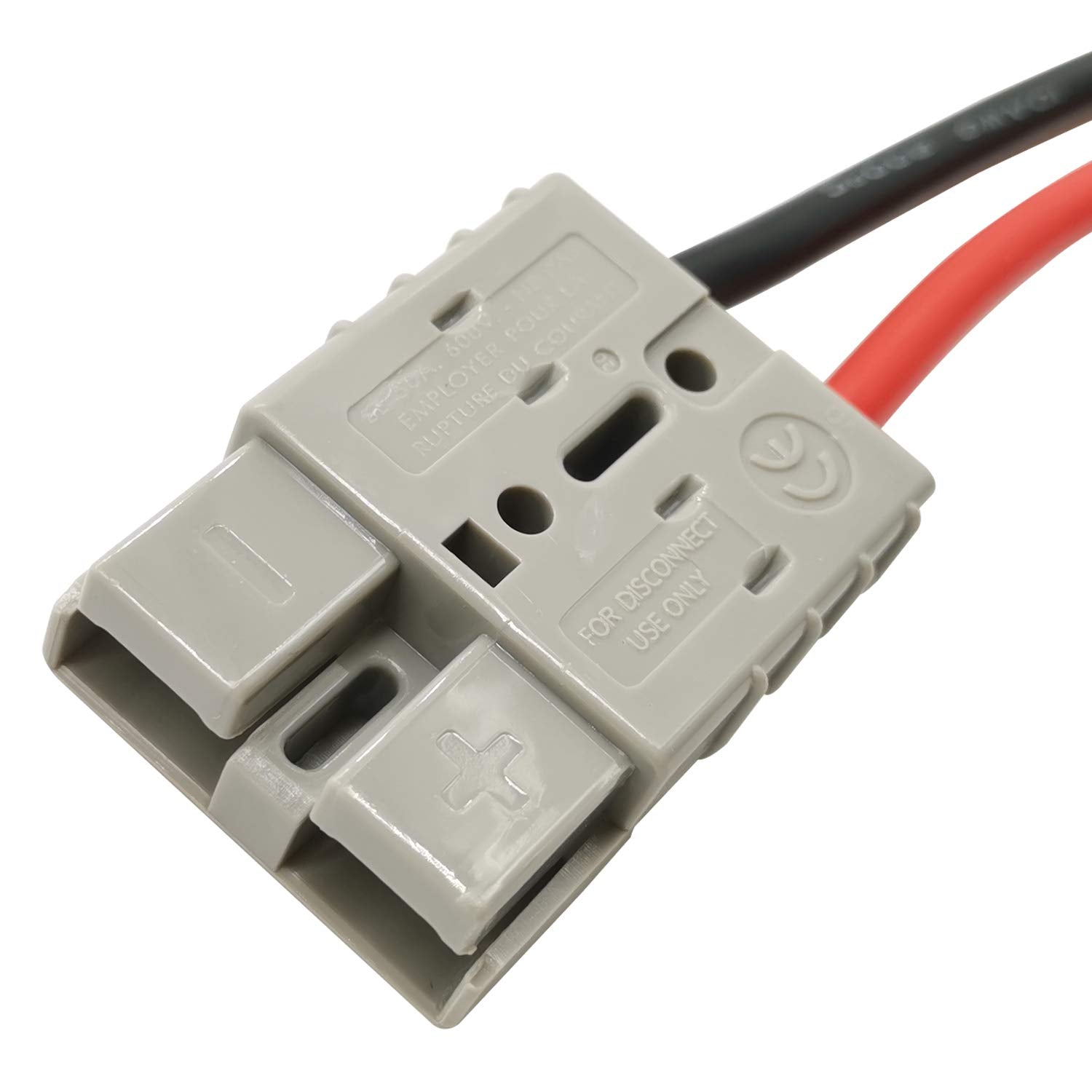 Ayecehi Ring Terminal Connector Extension Cable 10Awg Battery Adapter Cable,With O Type Terminal And 45A Connector [1 M/3.3Ft]