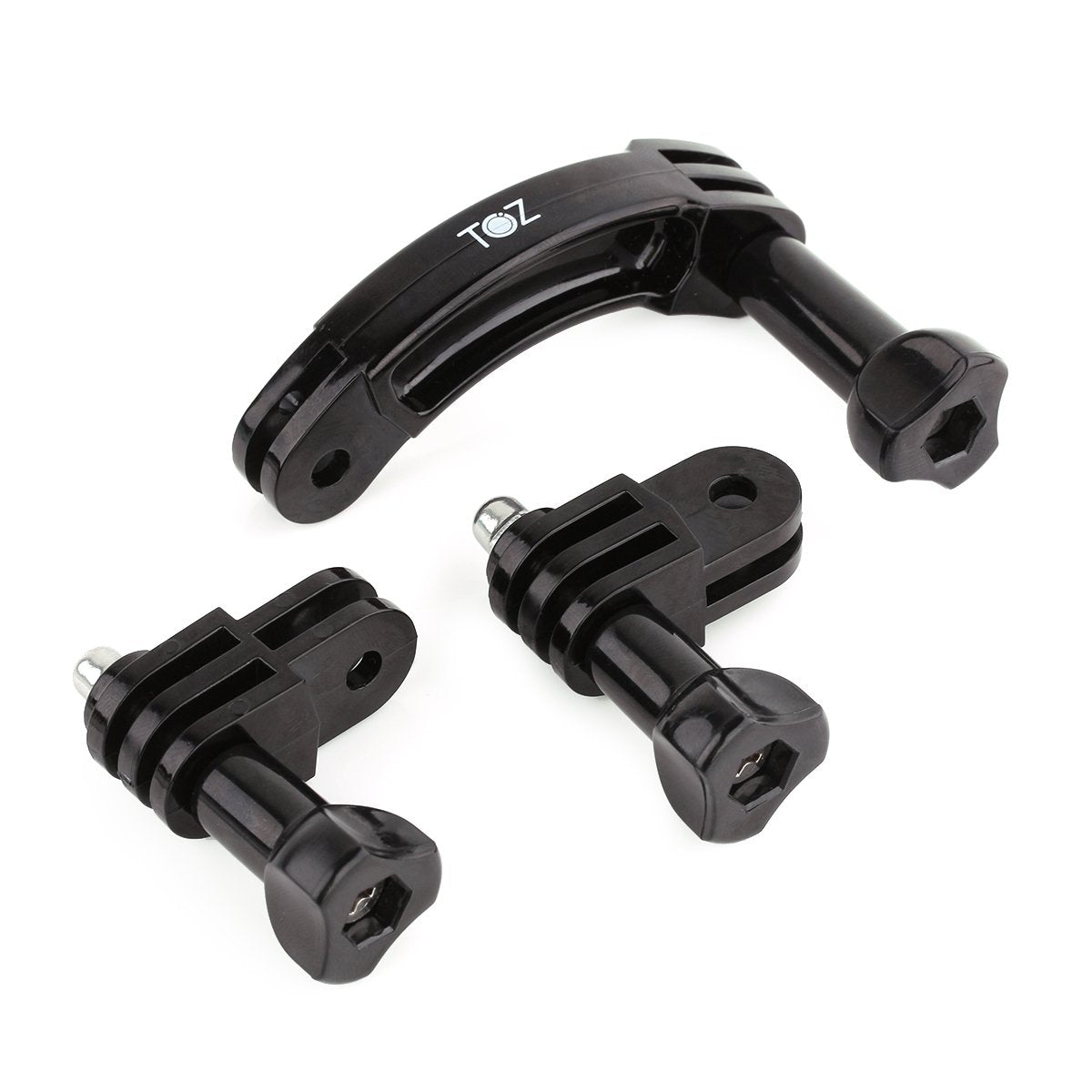 Toz Tzn S03 Universal Rotary Extension Arm Mount Set For Gopro Hero 7 6 5 4 3 3+ 2 1, Gopro Accessories Kit Extension Arm Adapter Pivot Arm Thumbscrew