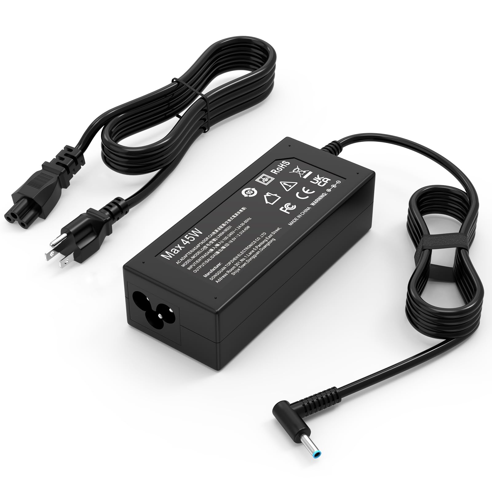 45W 19.5V 2.31A Laptop Charger Replacement For Hp Stream 11 13 14,Hp Pavilion X360, Hp Elitebook Folio, Hp Spectre X360, Hp Pavi