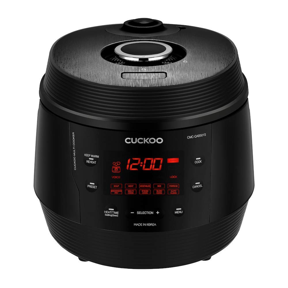 Cuckoo Cmc Qab501Sb | 5Qt. Standard 8 In 1 Pressure Cooker | 10 Menu Options: Slow Cooker, Saut  , Steamer, Yogurt & More, Made