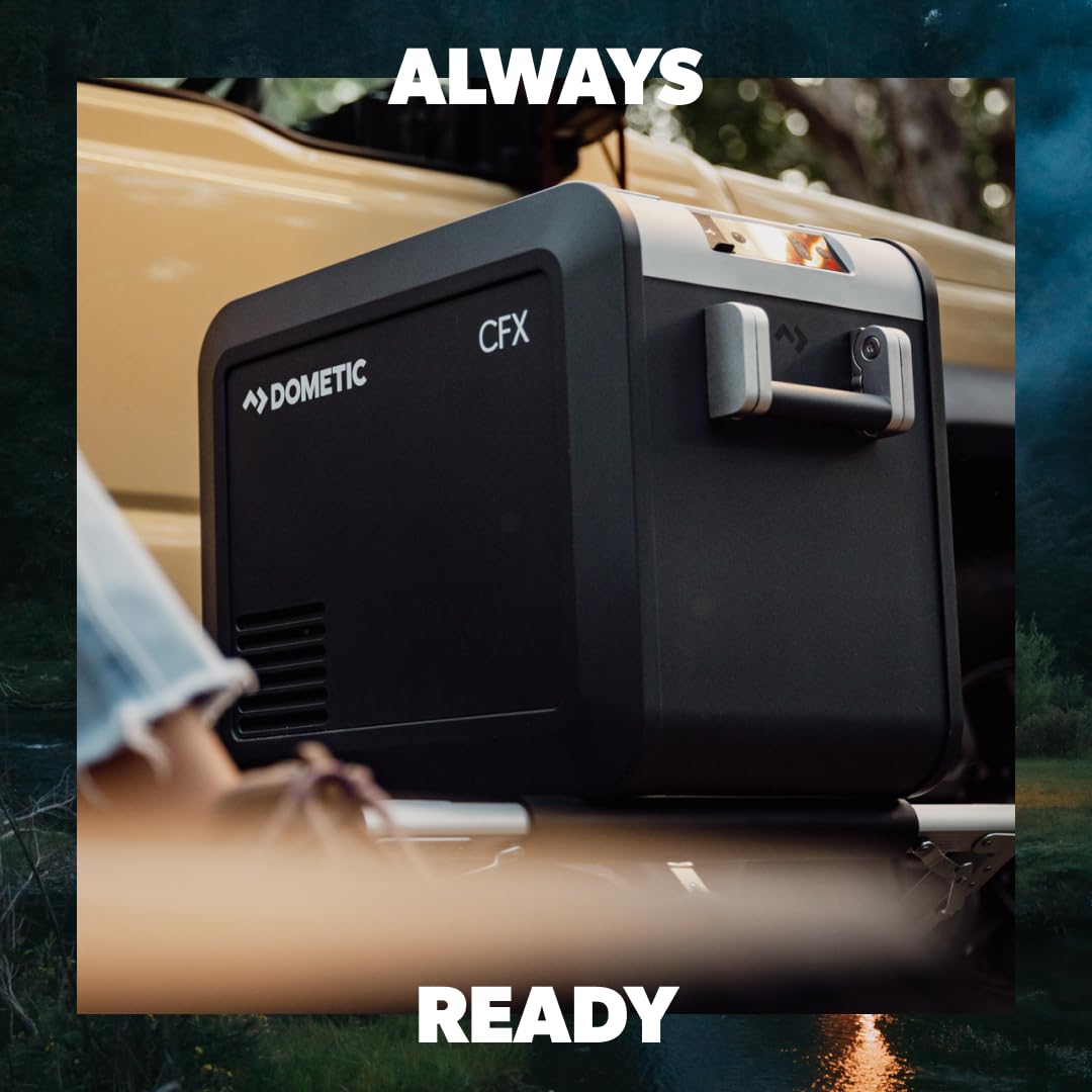 Dometic Cfx3 45-Liter Portable Refrigerator And Freezer, Powered By Ac/Dc Or Solar,WBKITB083V6M9G8