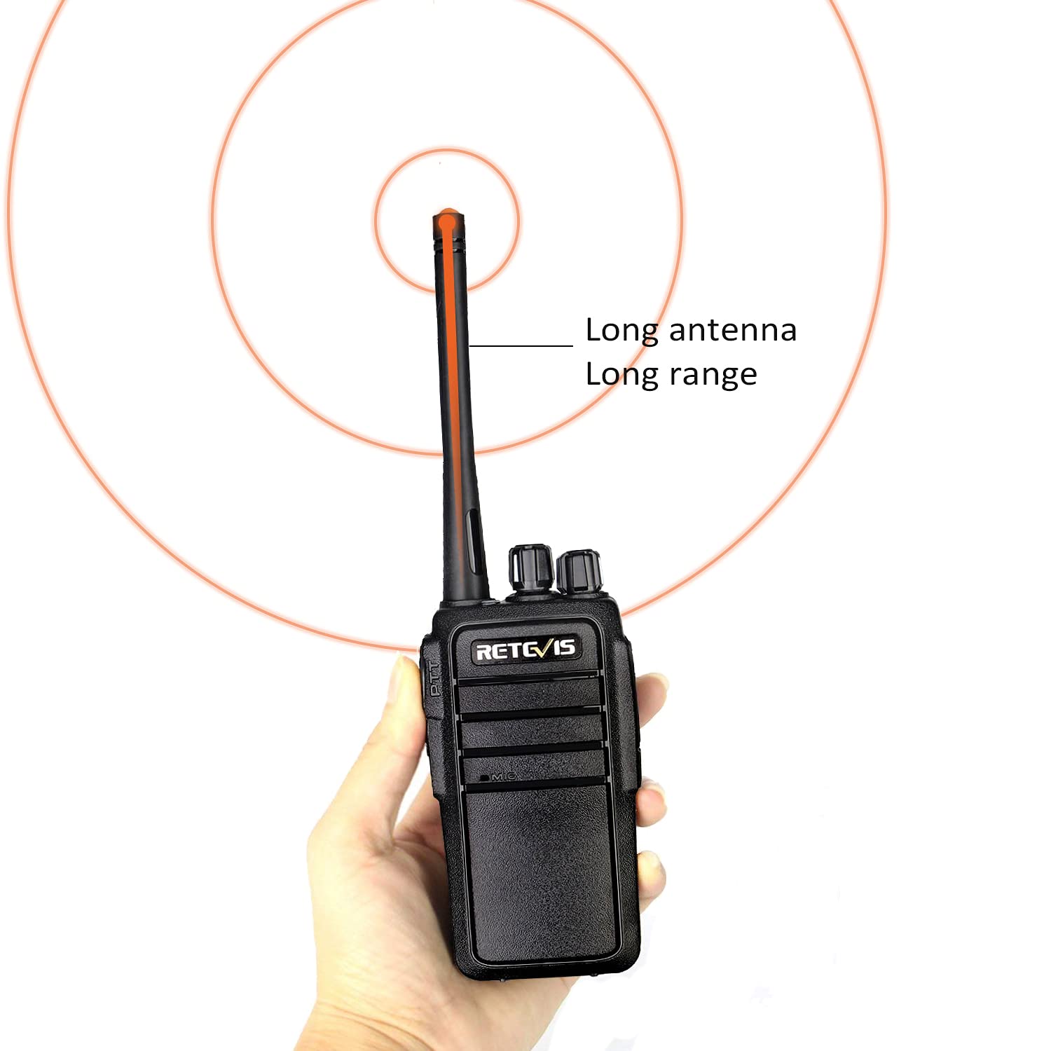 Retevis Rt21 Updated 3000Mah Rechargeable Walkie Talkies,2 Way Radio Long Range,Portable And Durable,Emergency Alarm,Walkie Talk
