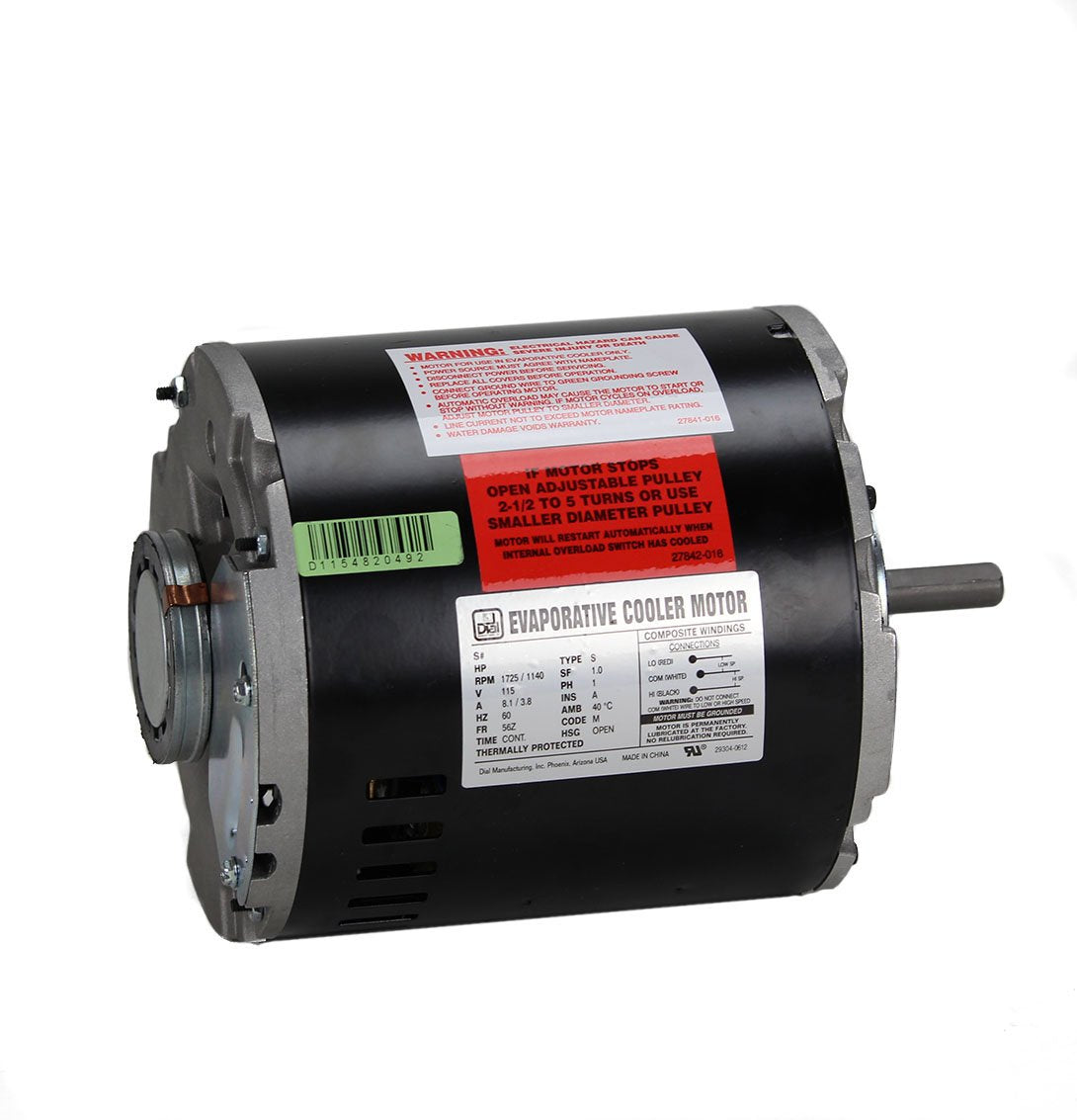 Dial Manufacturing 1/2 HP 115V 2 Speed Evaporative Cooler Motor