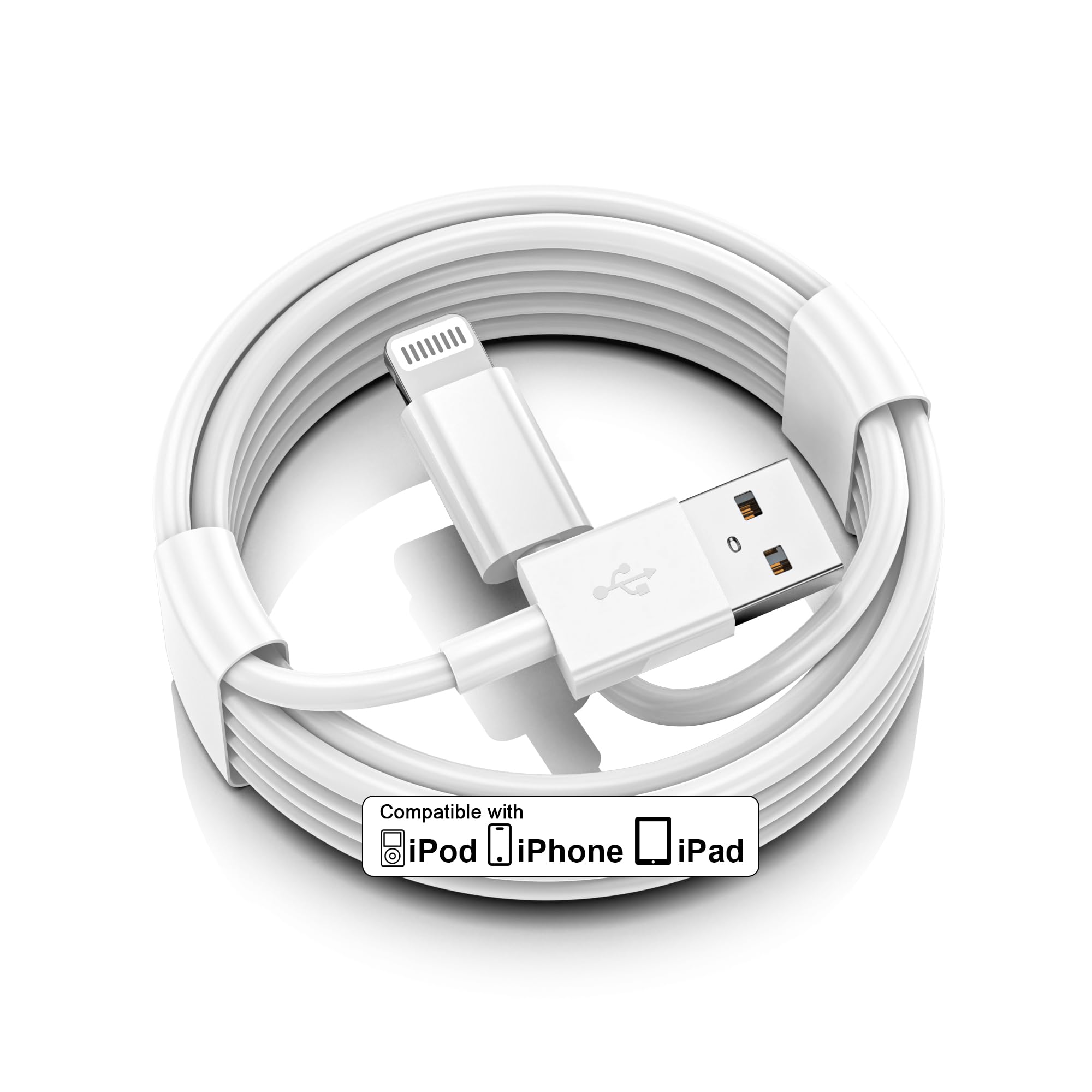 FUPYWP Car iPhone Carplay Cable, Car Charger Cord, USB A to Lightning Cable Fast Charging & Data Transfer for iPhone 14/13/12/11
