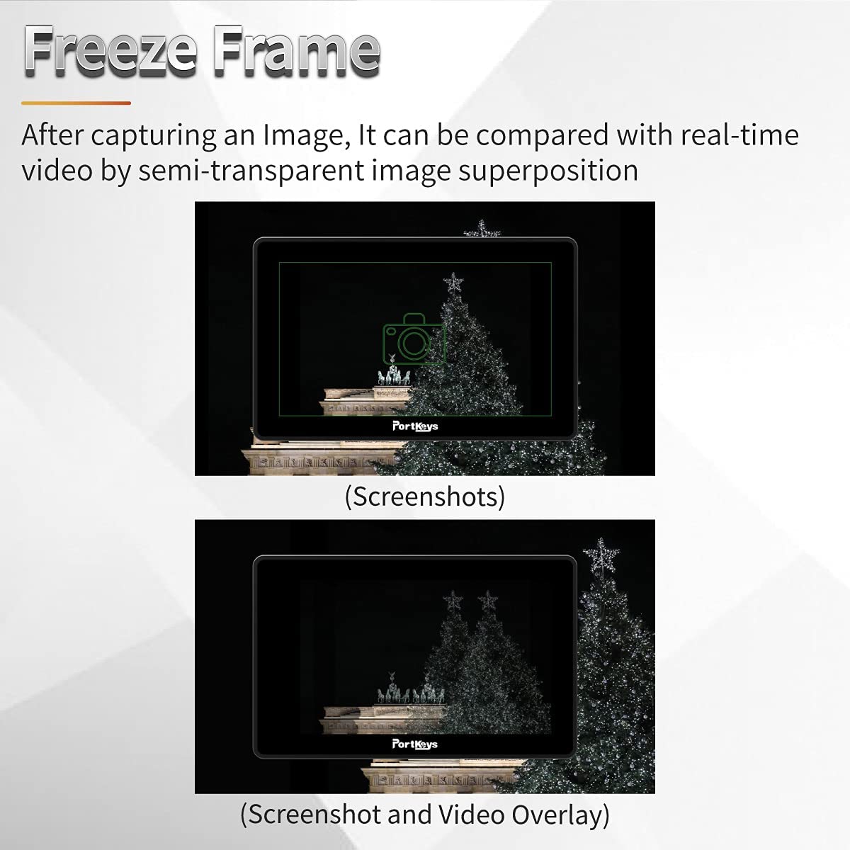 Portkeys Bm5Wr Touch Screen 2200 Nit 5.5'' Camera Control Field Monitor For Red Komodo Z Cam Bmpcc 4K/6K/Pro Gimbals Metal Frame