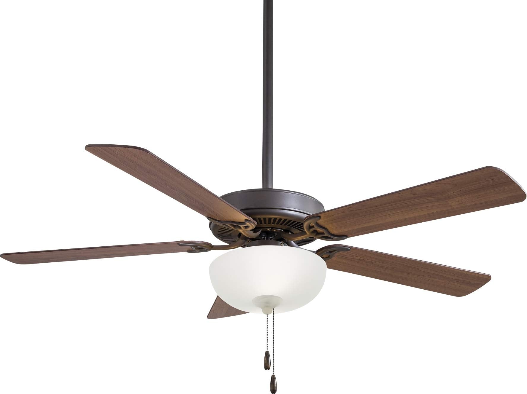 Minka-Aire F448L-ORB Contractor II Uni-Pack 52 with LED Lights, Oil Rubbed Bronze
