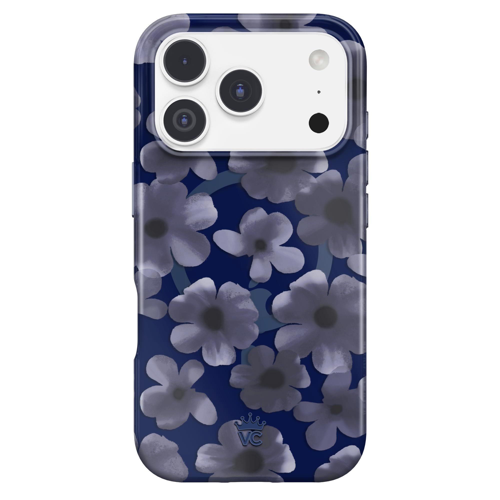 VELVET CAVIAR Case for iPhone 17 Pro | Compatible with MagSafe | 10ft Drop Tested | Protective Designer Cases | Midnight Blossom