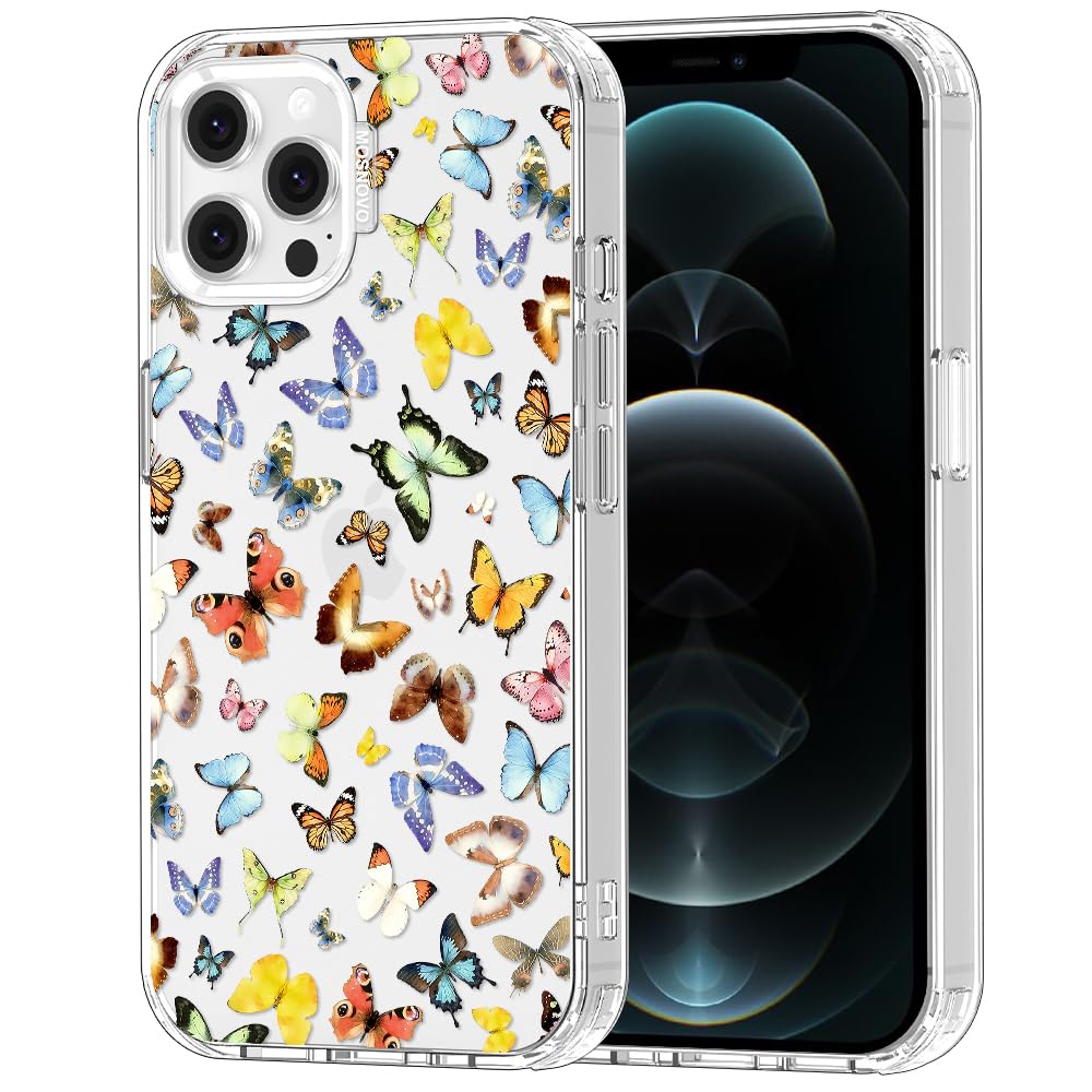 MOSNOVO for iPhone 12/12 Pro Case, Shockproof Military-Grade Protection 6.6ft Drop Tested, Clear Phone Case for iPhone 12/12 Pro