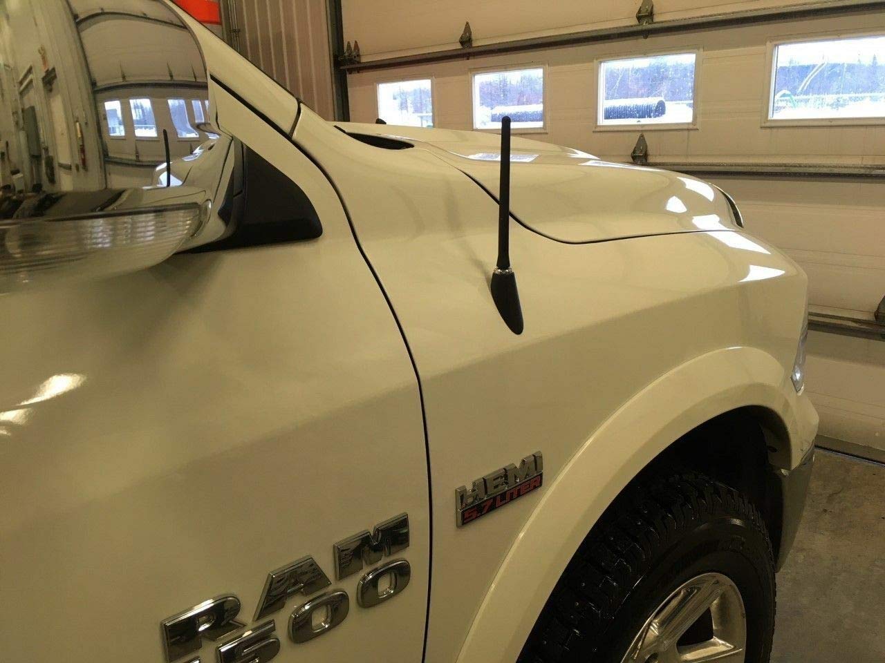 Antenna Mast For Dodge Ram (2009 2024)   Black 6.5 Inch Highly Durable Premium Truck Antenna Mast   Car Wash Proof Hd Radio Ante