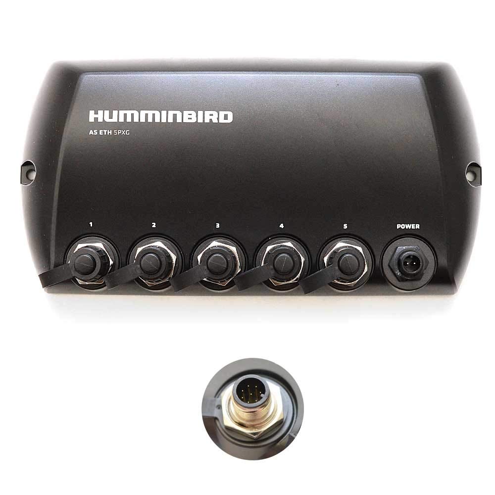 Humminbird 408450 1 5 Port Ethernet Switch , Black