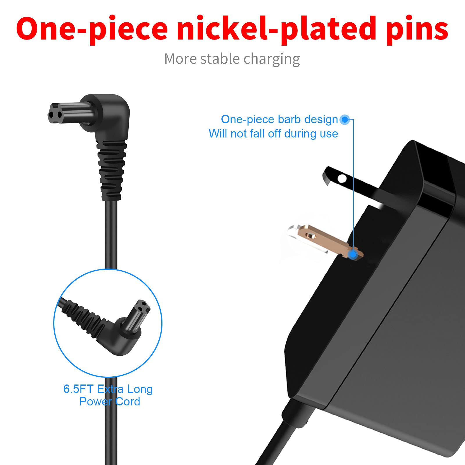 Merom For Black And Decker Charger Li200 Li3100 Bdcs40G Bdcs20C Gsl35 Cordless Screwdriver Replacement Black+Decker 9V Charger C