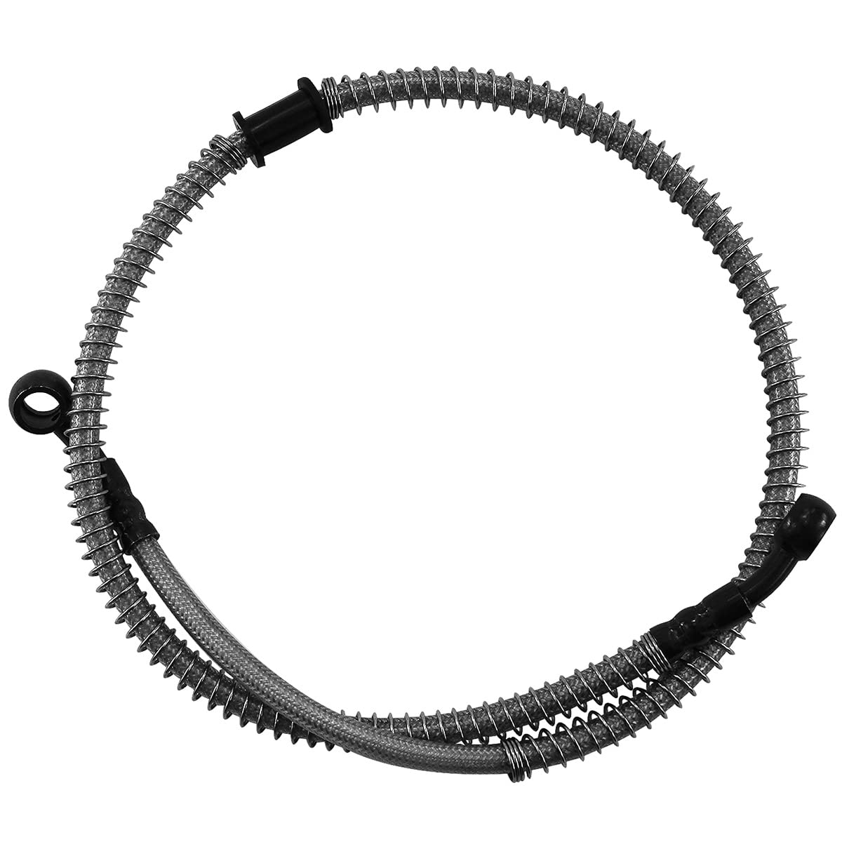 Pro Bat Braided Hydraulic Brake Hose Line Pipeline For Chinese Gy6 Scooter Atv Dirt Bike Go Kart 10Mm Banjo Ends (70''/175Cm)
