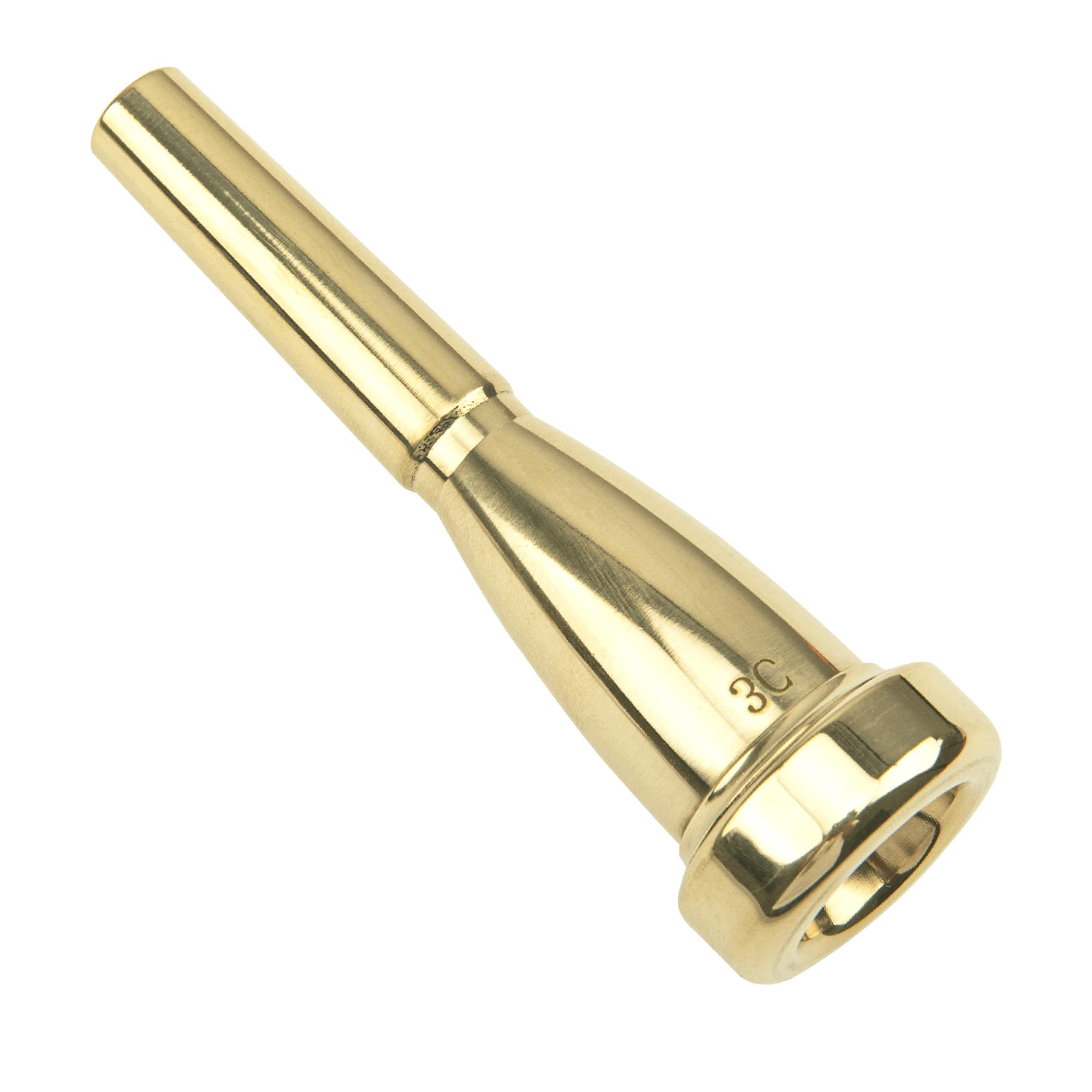 1Pcs Yootones Metal Gold Plated Trumpet Mouthpiece Compatible With Trumpet Accessories Parts (3C)