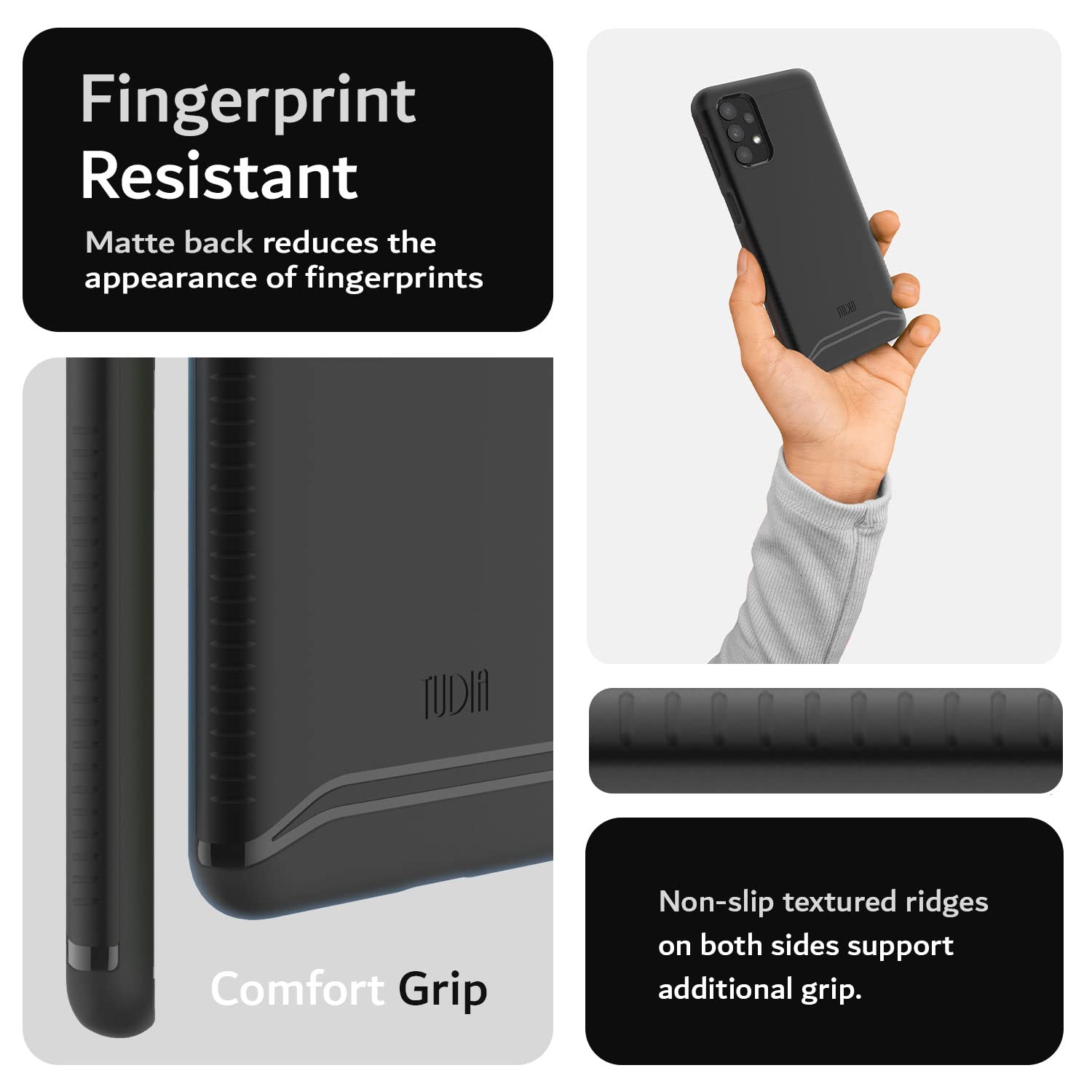 Tudia Dualshield Designed For Samsung Galaxy A32 5G Case, [Merge] Shockproof Military Grade Slim Dual Layer Hard Pc Soft Tpu Pro