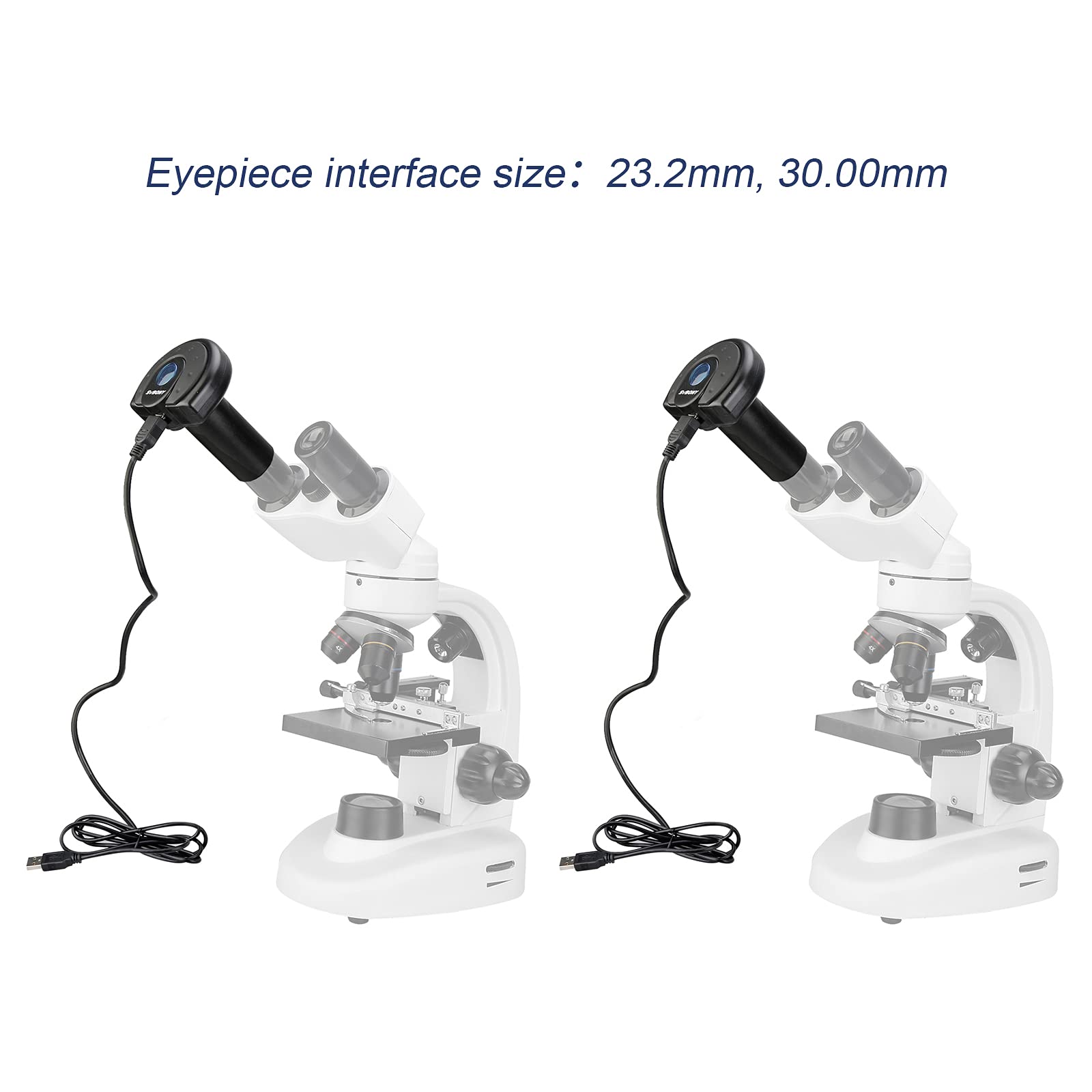 Svbony Sv189 Microscope Digital Camera, 1.3 Million Pixel Usb2.0 Microscope Accessories, Suitable For Microscope Color Photograp