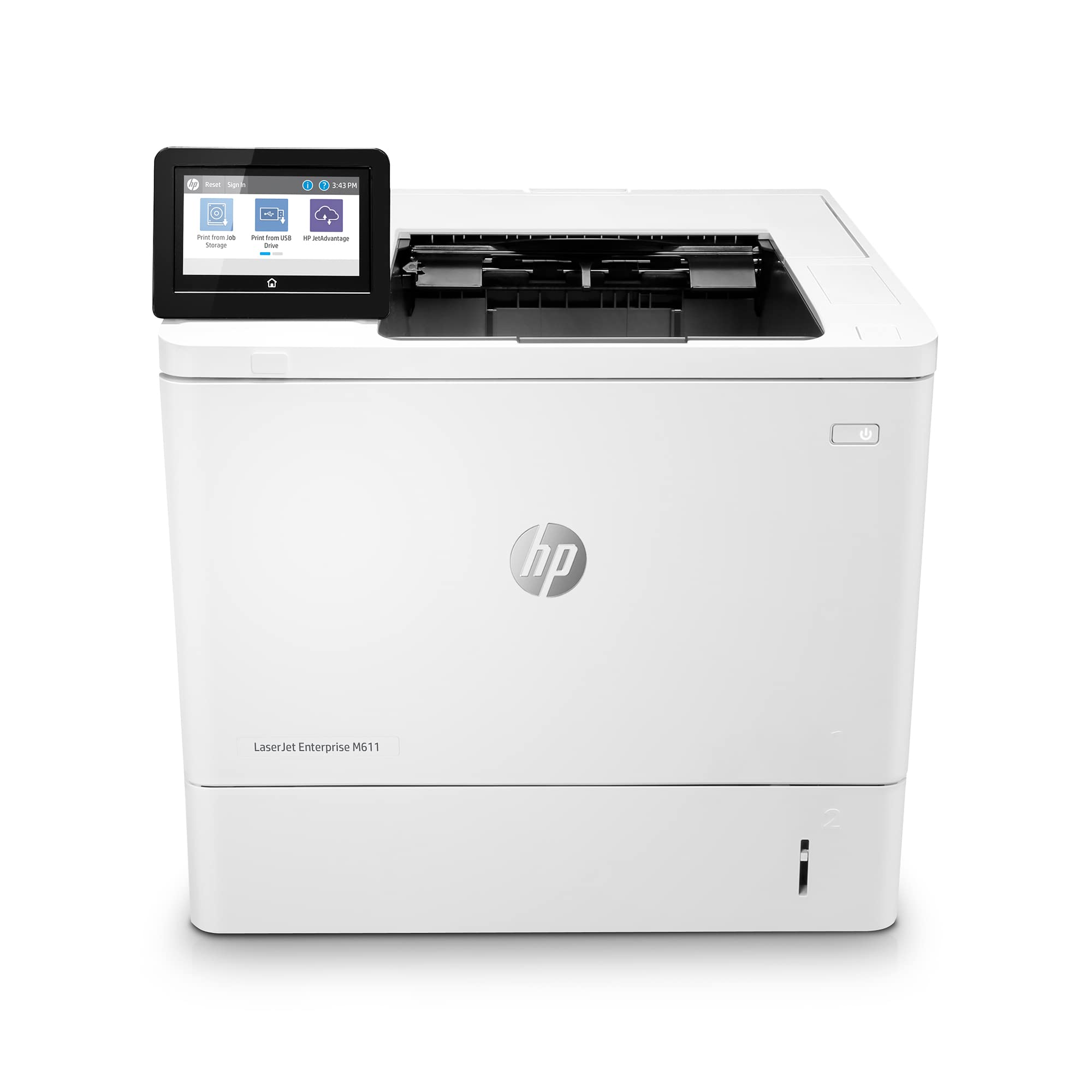 Hp Laserjet Enterprise M611Dn Monochrome Printer With Built In Ethernet & 2 Sided Printing (7Ps84A) White